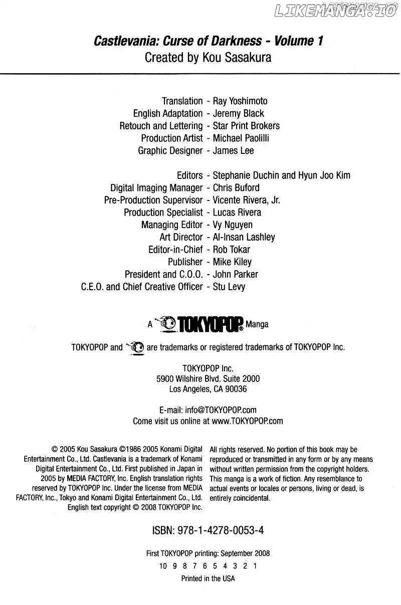 Akumajou Dracula: Yami no Juin Chapter 1 - page 8