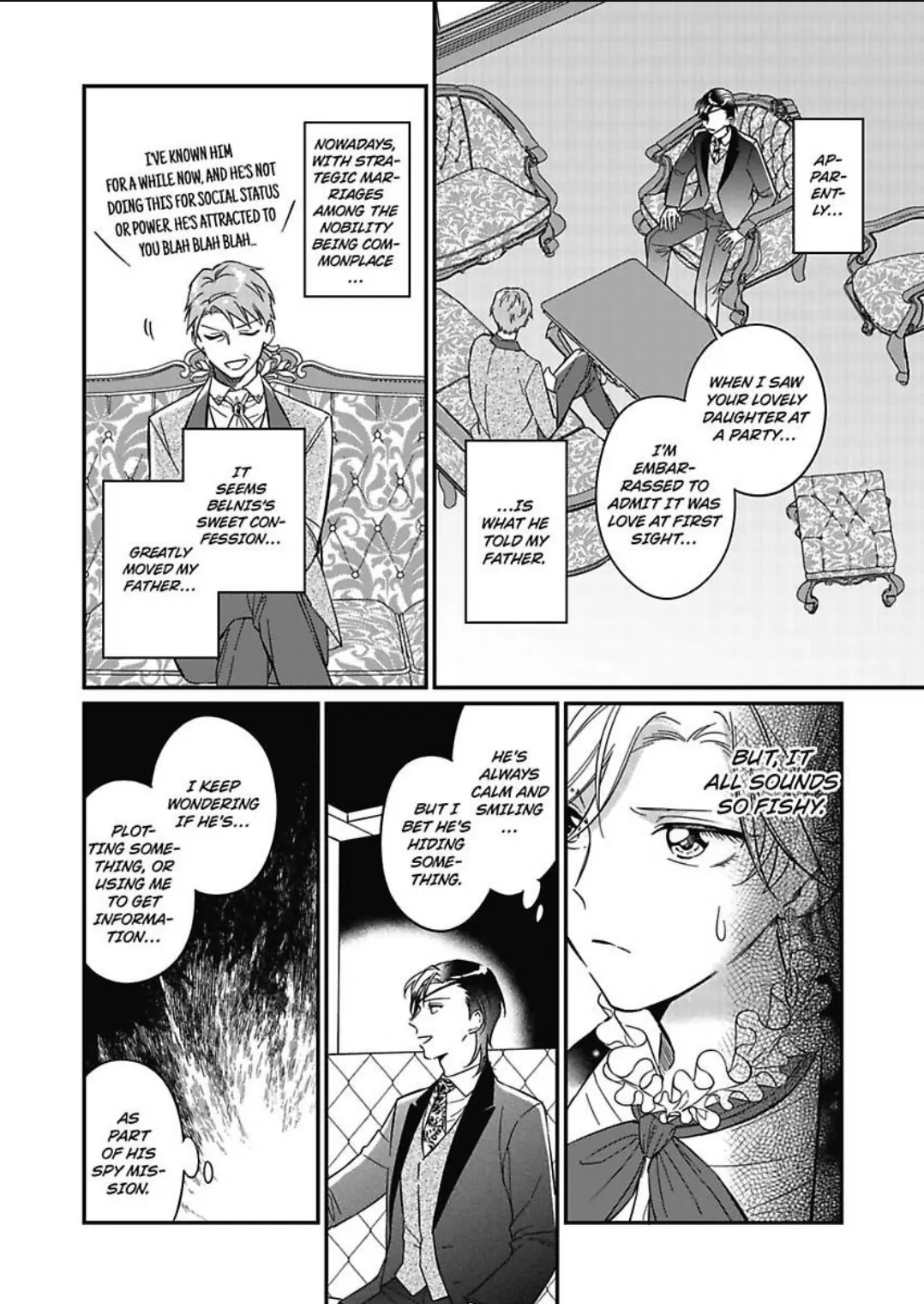 Akuyaku Reijou ni Tensei Shitara Tekikoku Mittei ni Kyuukonsaremashita!? Chapter 2 - page 9