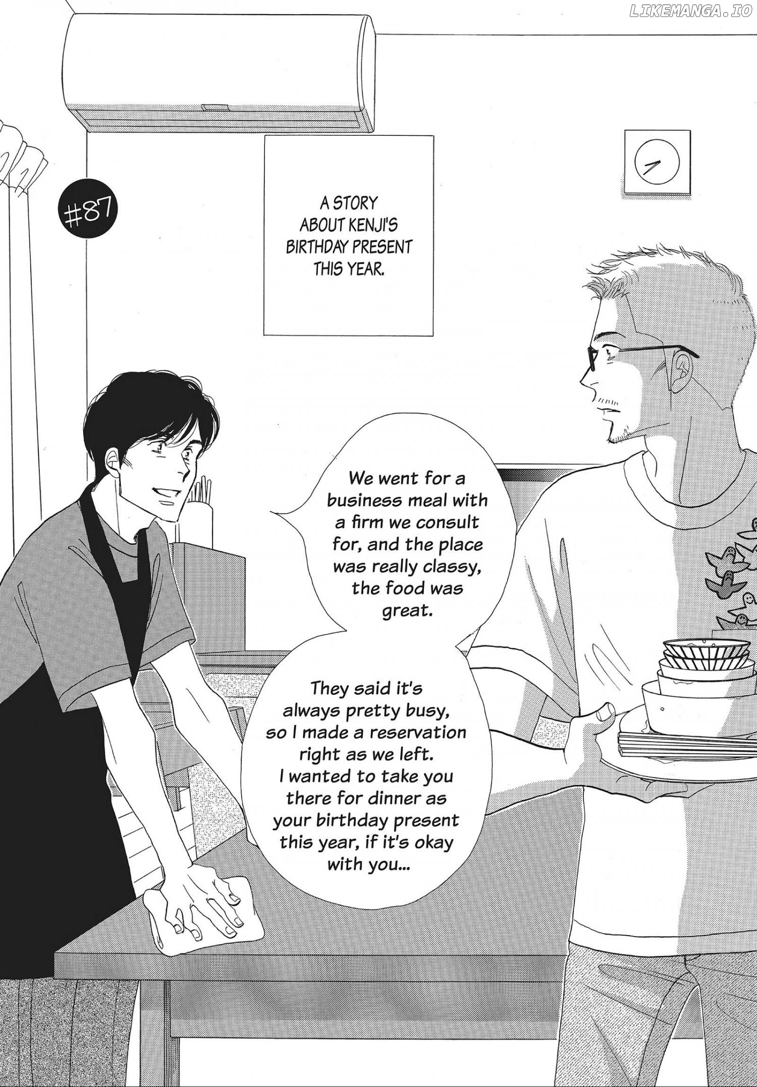 Kinou Nani Tabeta? chapter 87 - page 1