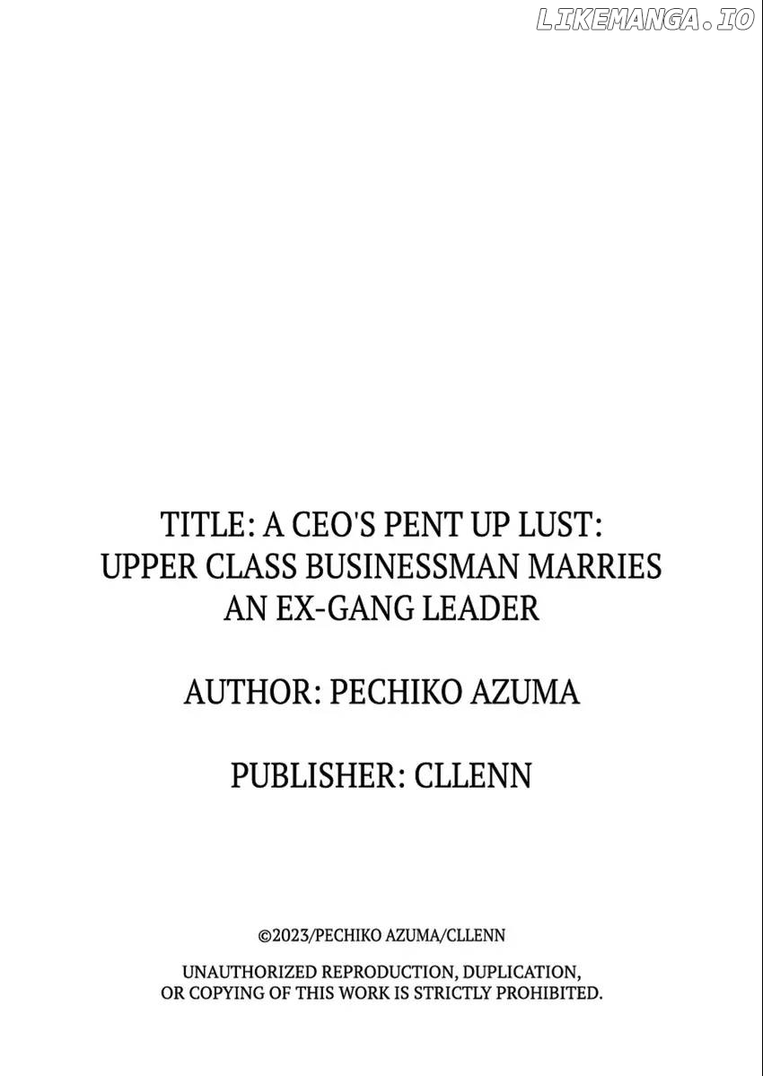 A CEO's Pent Up Lust: Upper Class Businessman Marries An Ex-Gang Leader Chapter 2 - page 27