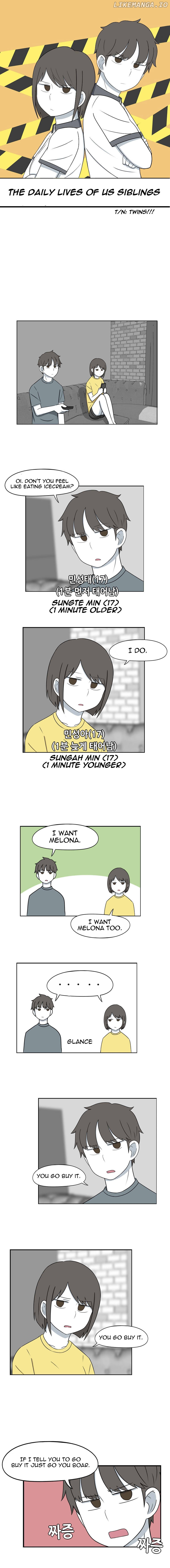 The Daily Lives of Us Siblings Chapter 14 - page 1