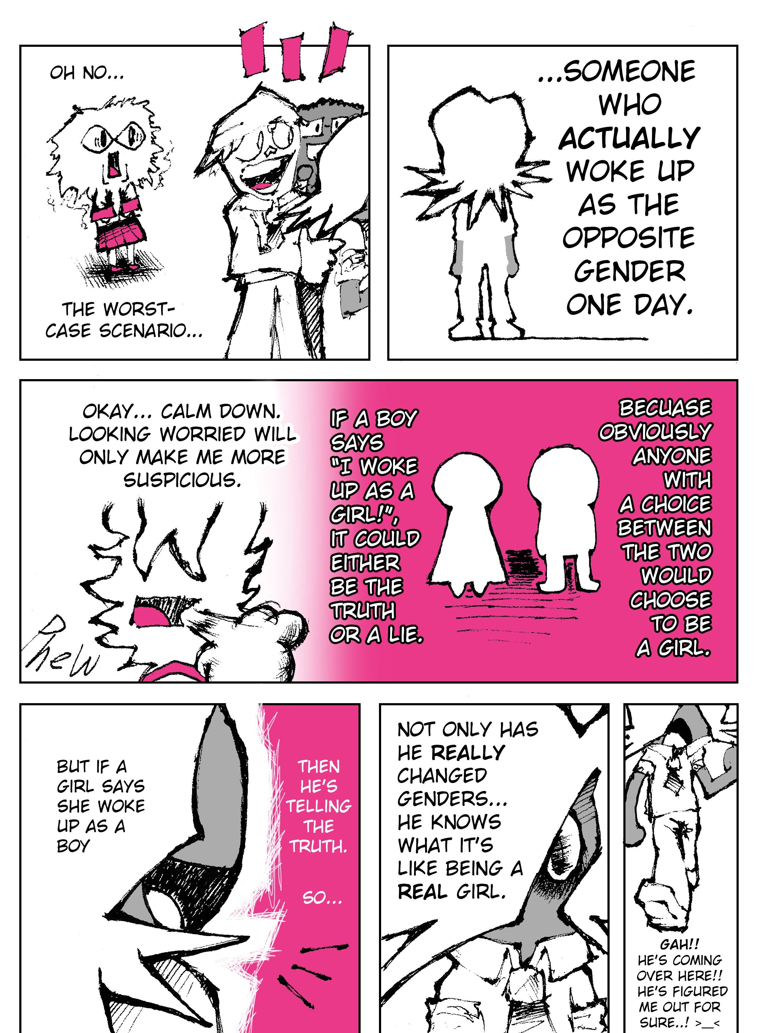 You Woke Up As A Girl This Morning! chapter 4 - page 3