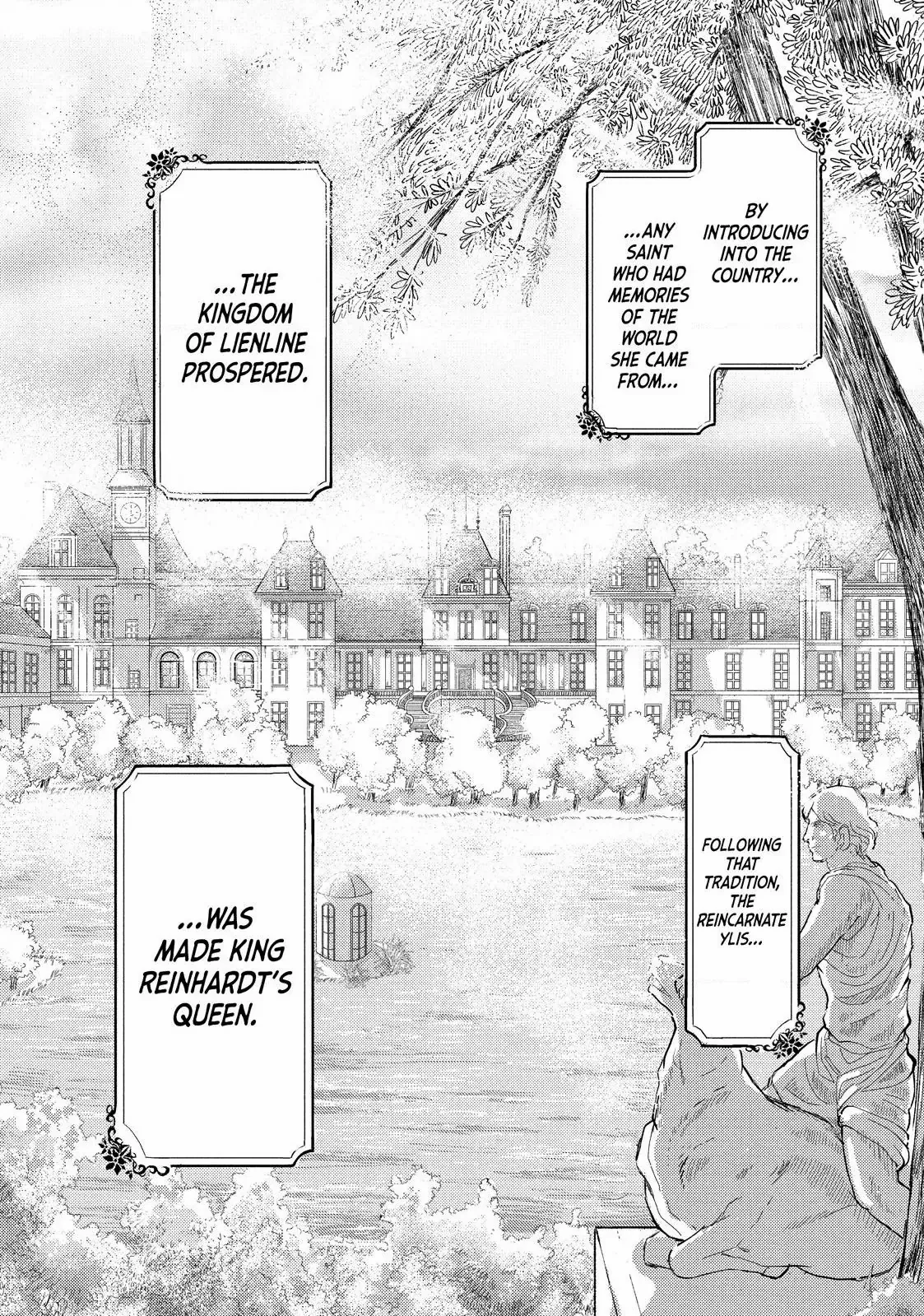 Ouhi-sama wa Rikon shitai - Isekai kara Seijo-sama ga Kita no de, Mou Oyaku Gomen desu wa ne? Chapter 1 - page 2