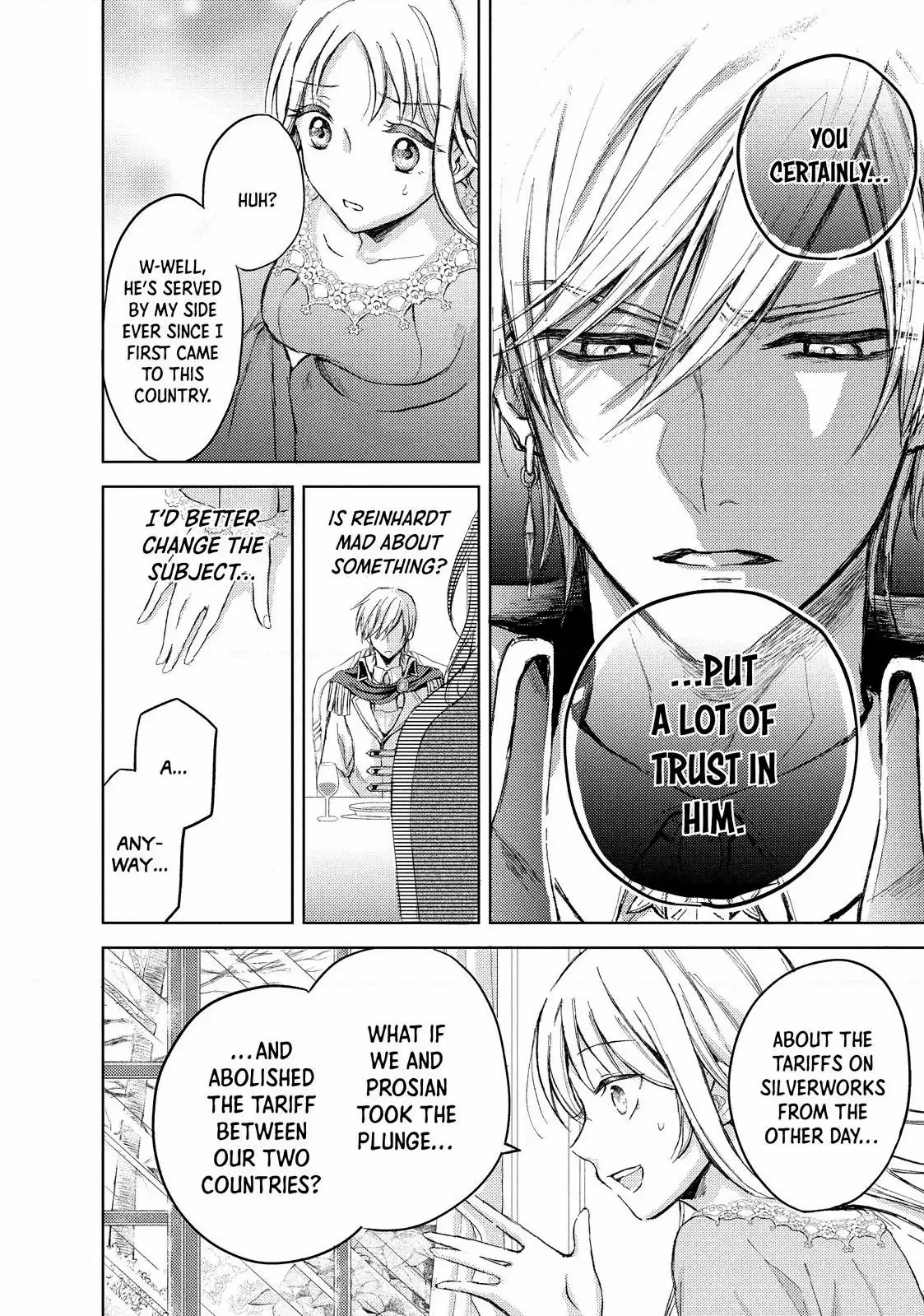 Ouhi-sama wa Rikon shitai - Isekai kara Seijo-sama ga Kita no de, Mou Oyaku Gomen desu wa ne? Chapter 1 - page 38