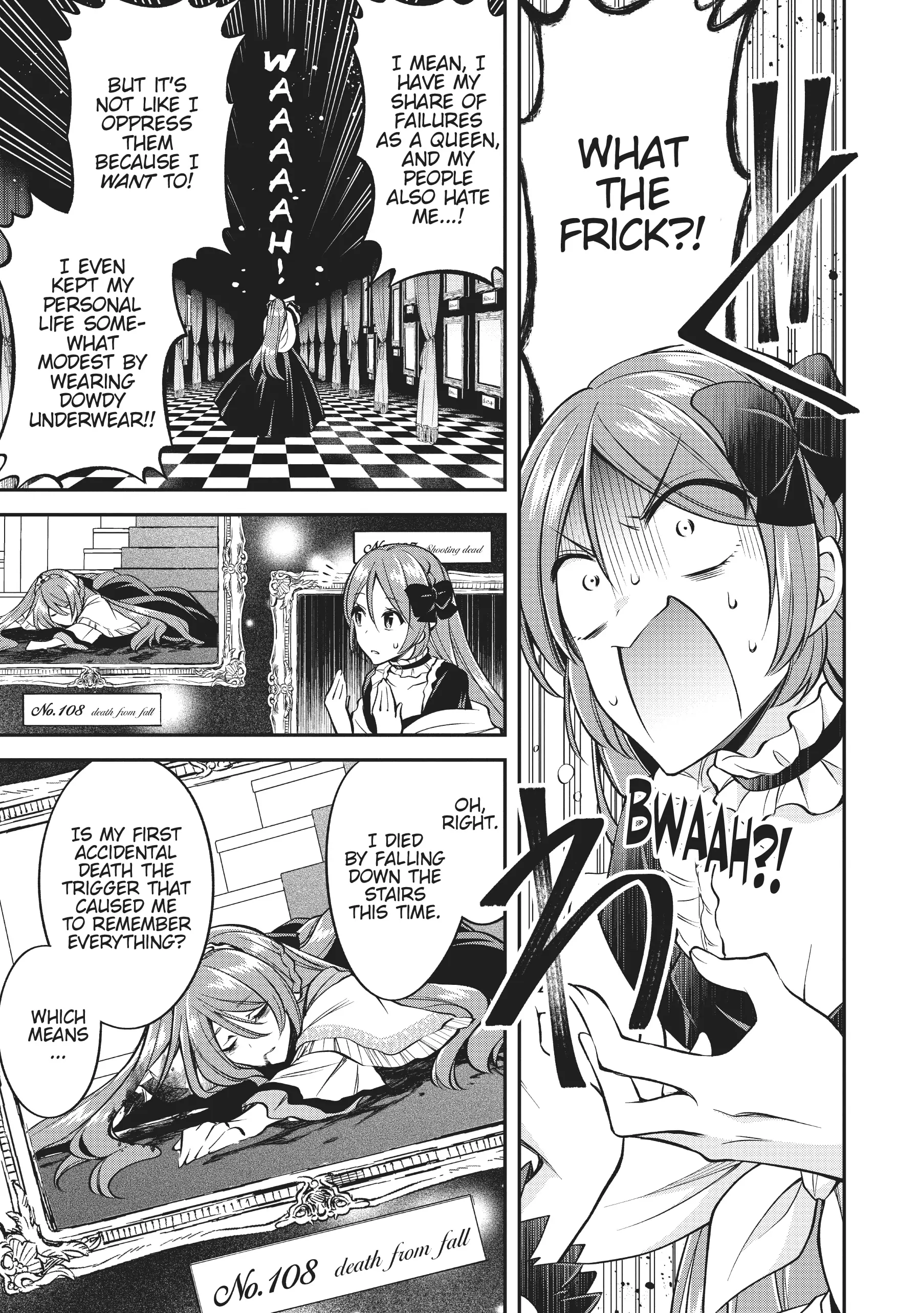 The Villainess Who Has Been Killed 108 Times: She Remembers Everything! Chapter 1 - page 13