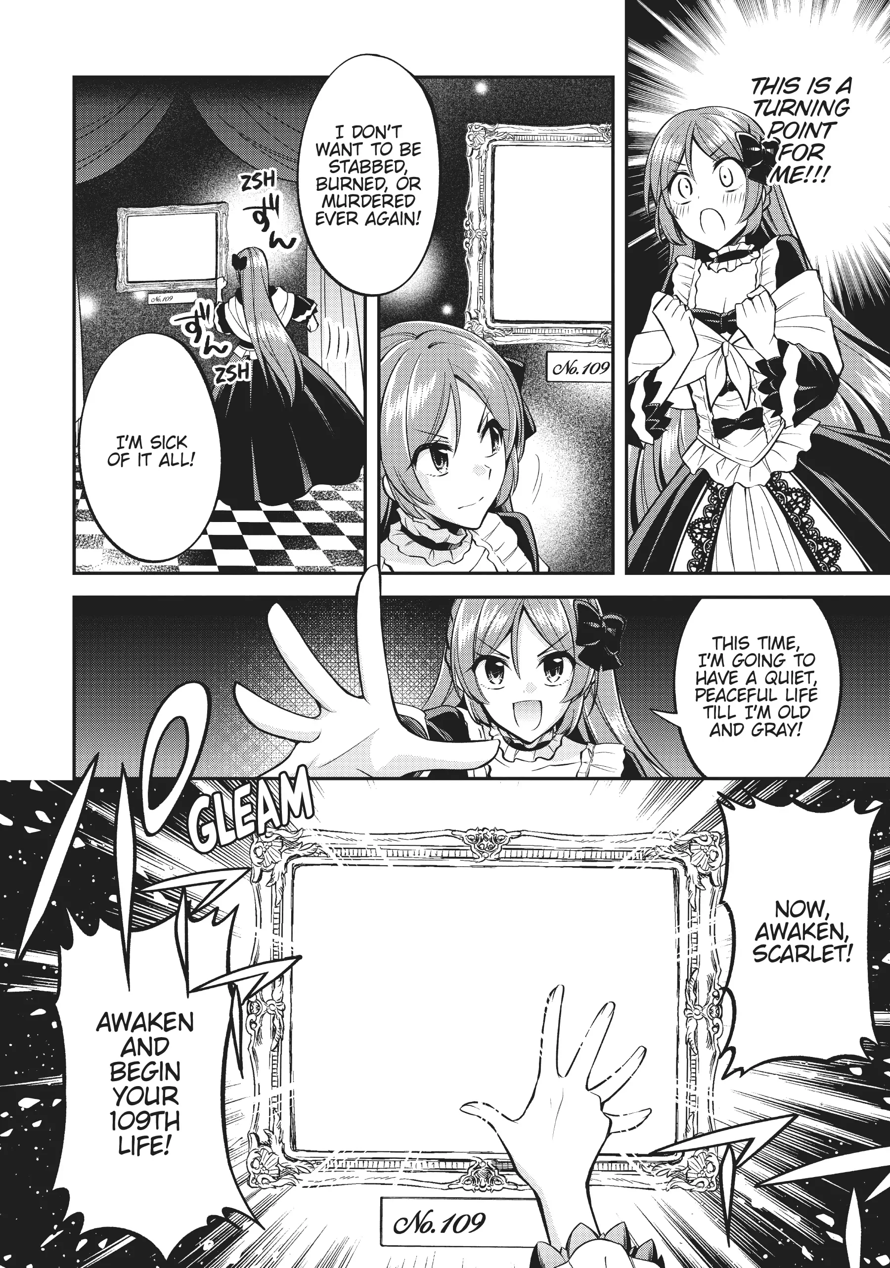 The Villainess Who Has Been Killed 108 Times: She Remembers Everything! Chapter 1 - page 14