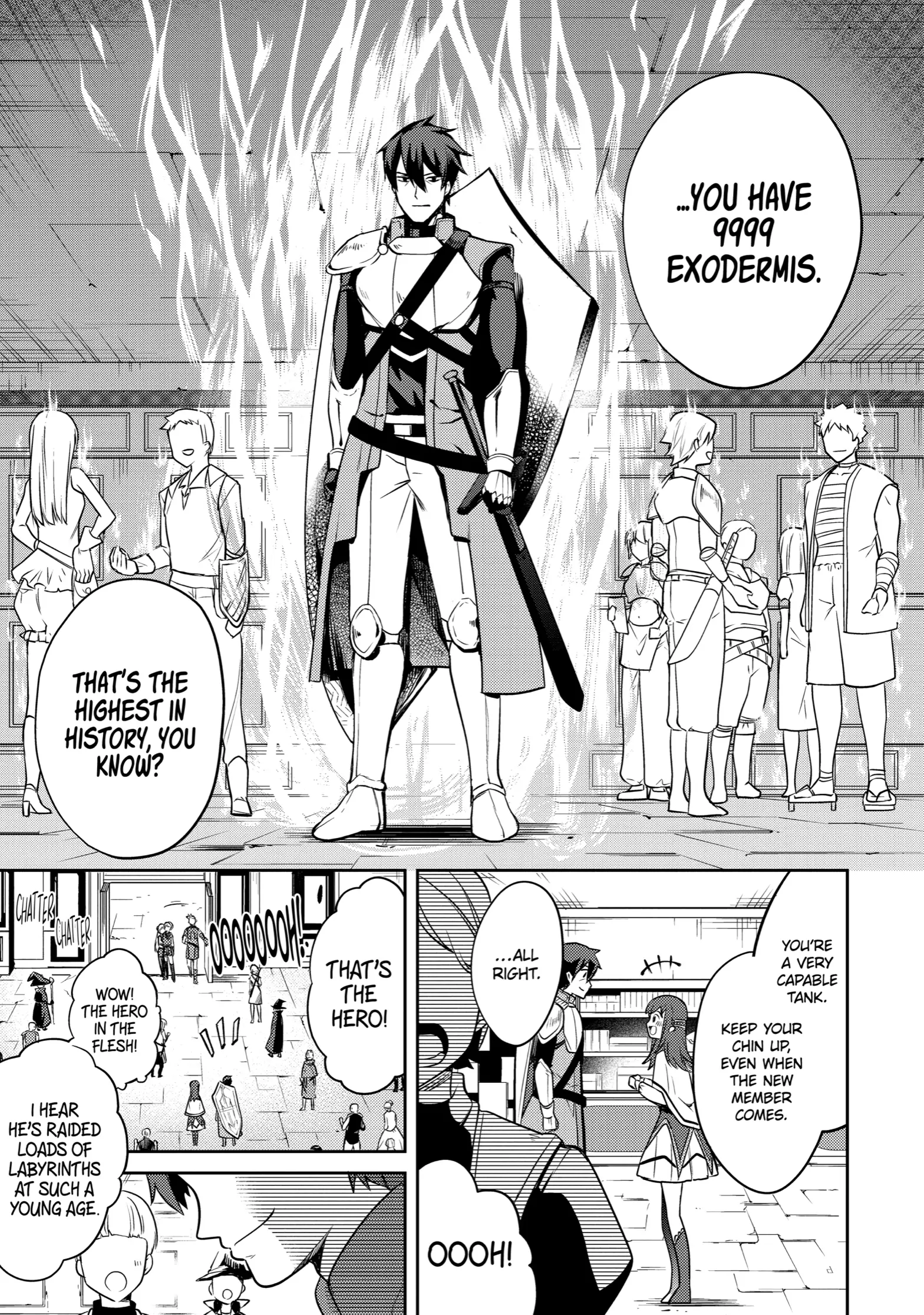 The Strongest Tank's Labyrinth Raids -A Tank with a Rare 9999 Resistance Skill Got Kicked from the Hero's Party- Chapter 1 - page 16
