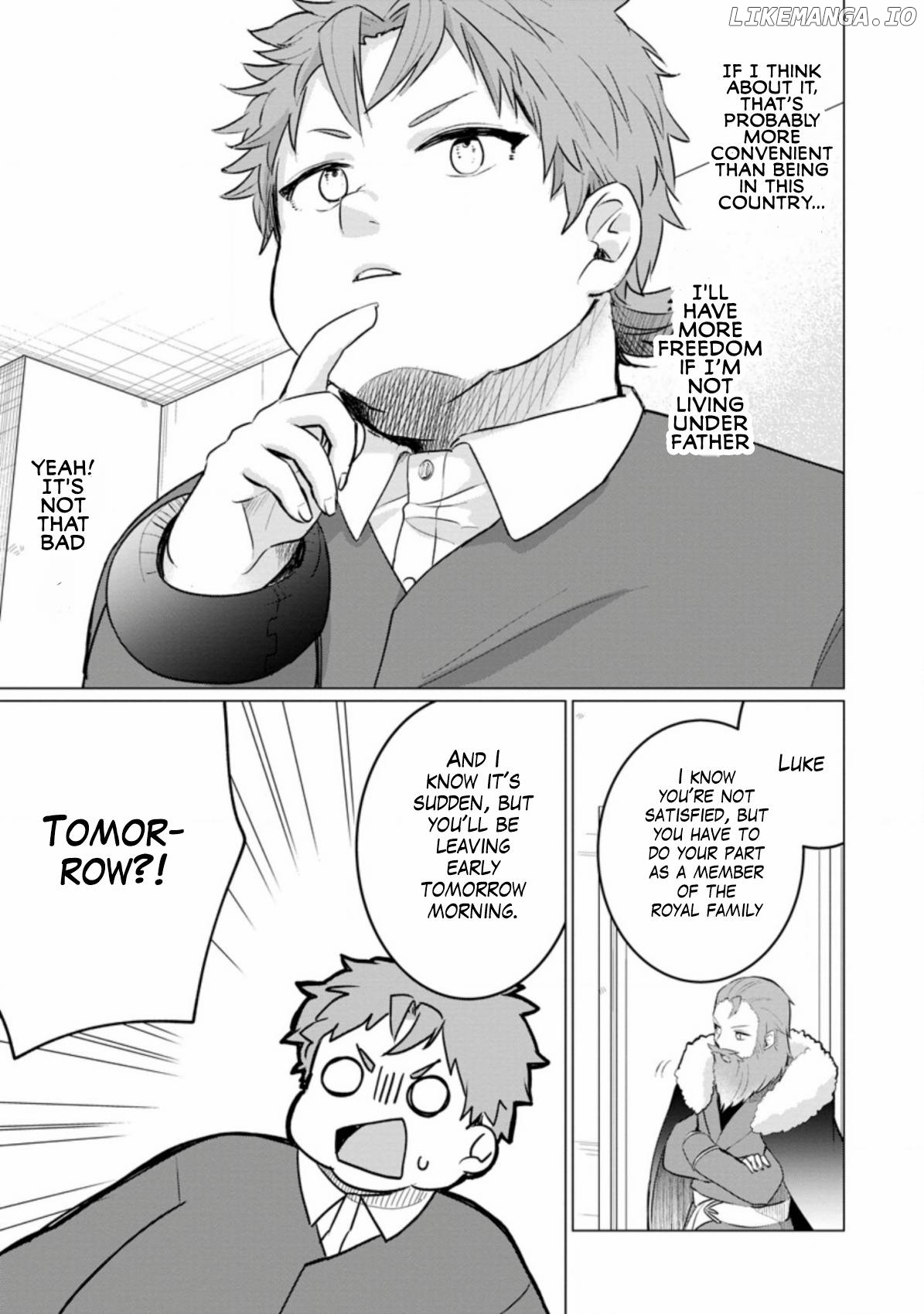 Tensei Saki ga Zannen Ouji Datta Ken: Ima wa Fukkin 1-kai mo Dekinai kedo Yasete Isekai Sukuimasu Chapter 3 - page 8