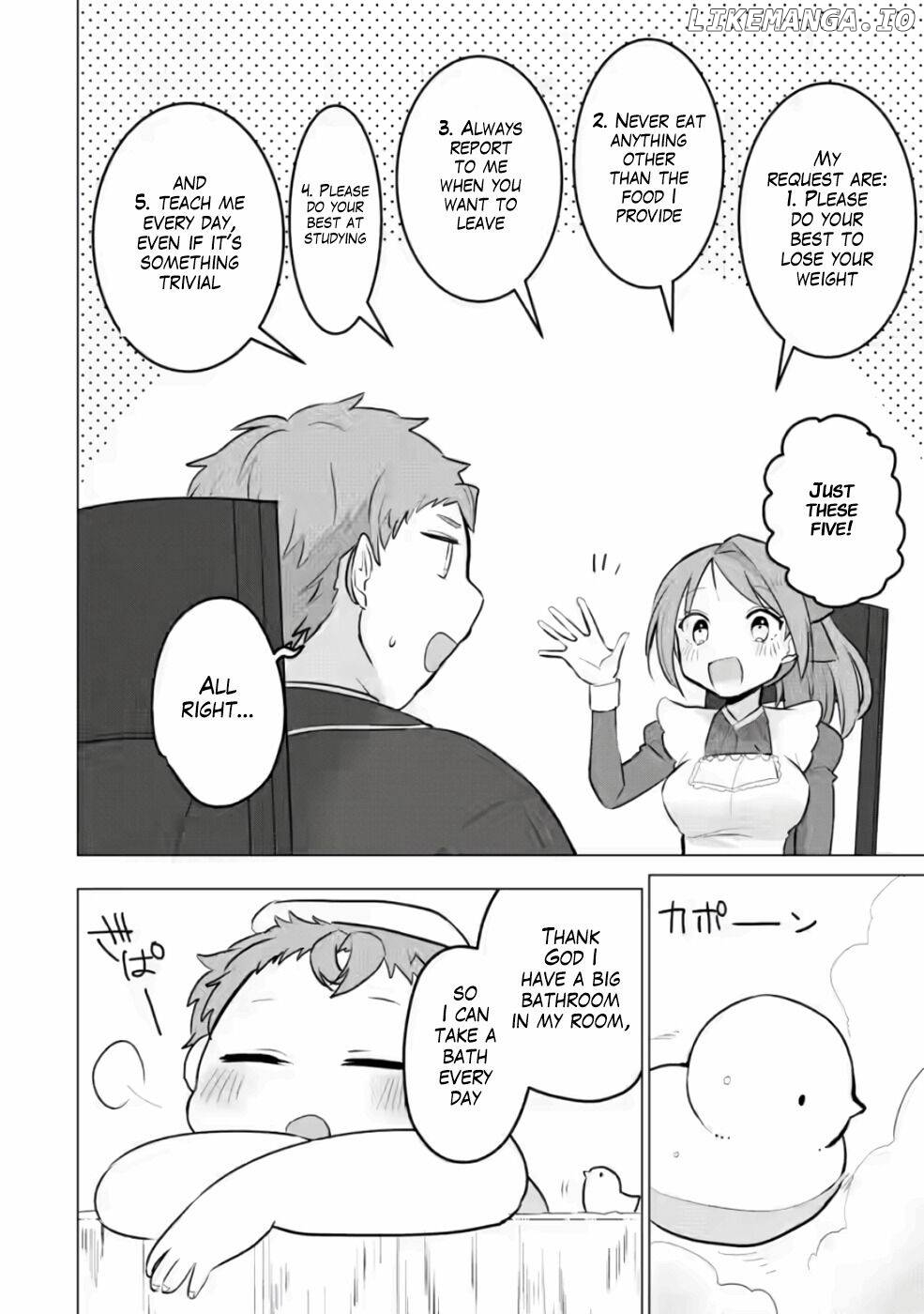 Tensei Saki ga Zannen Ouji Datta Ken: Ima wa Fukkin 1-kai mo Dekinai kedo Yasete Isekai Sukuimasu Chapter 8 - page 23