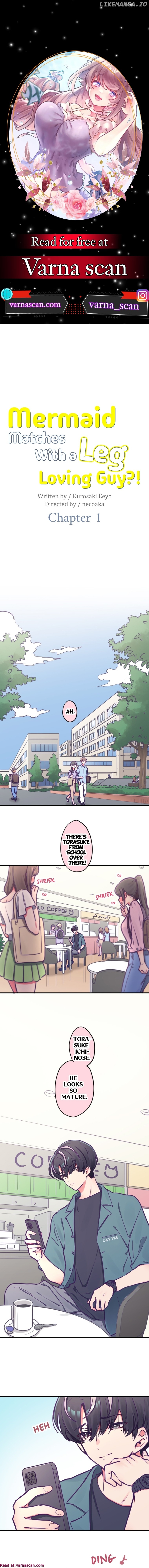 Mermaid Matches With a Leg Loving Guy?! Chapter 1 - page 1