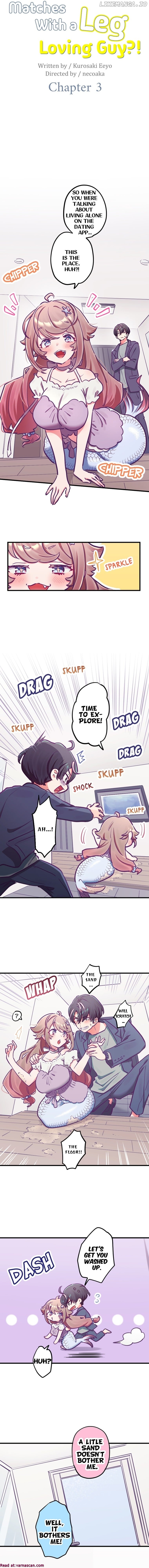 Mermaid Matches With a Leg Loving Guy?! Chapter 3 - page 2