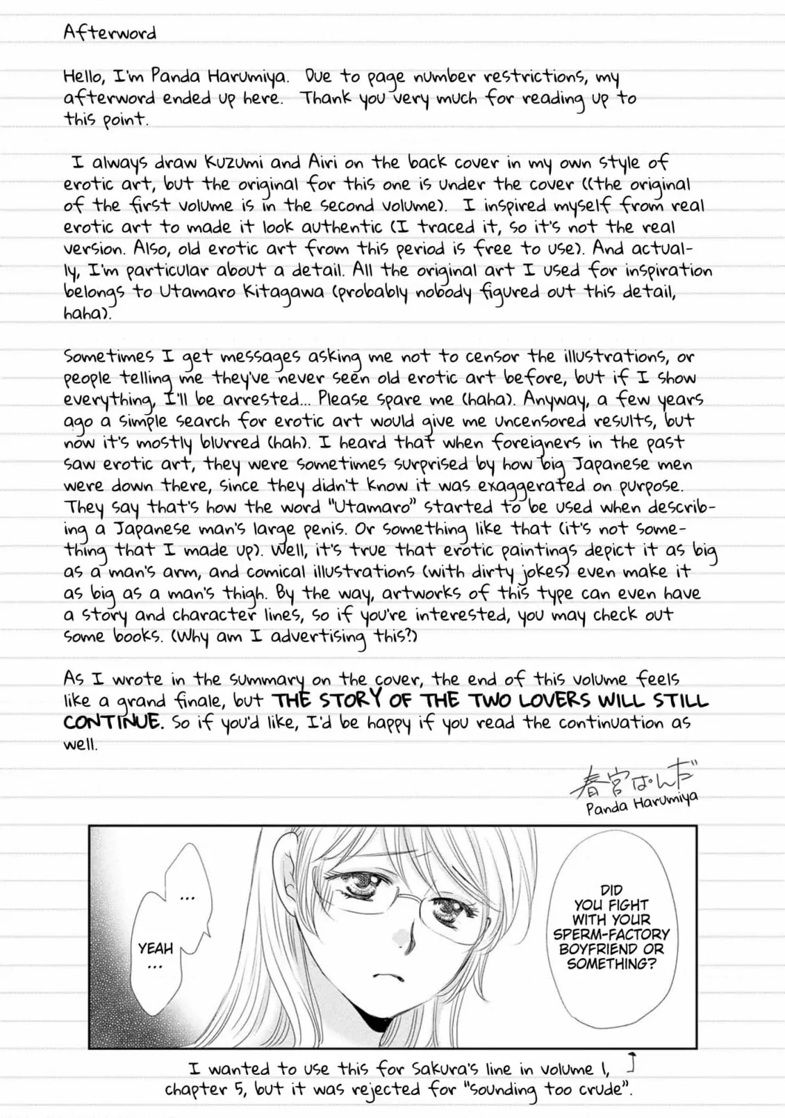 My Younger Boss Has a Huge Utamaro - I’ll Take Him Big as He Is!! Chapter 12 - page 2