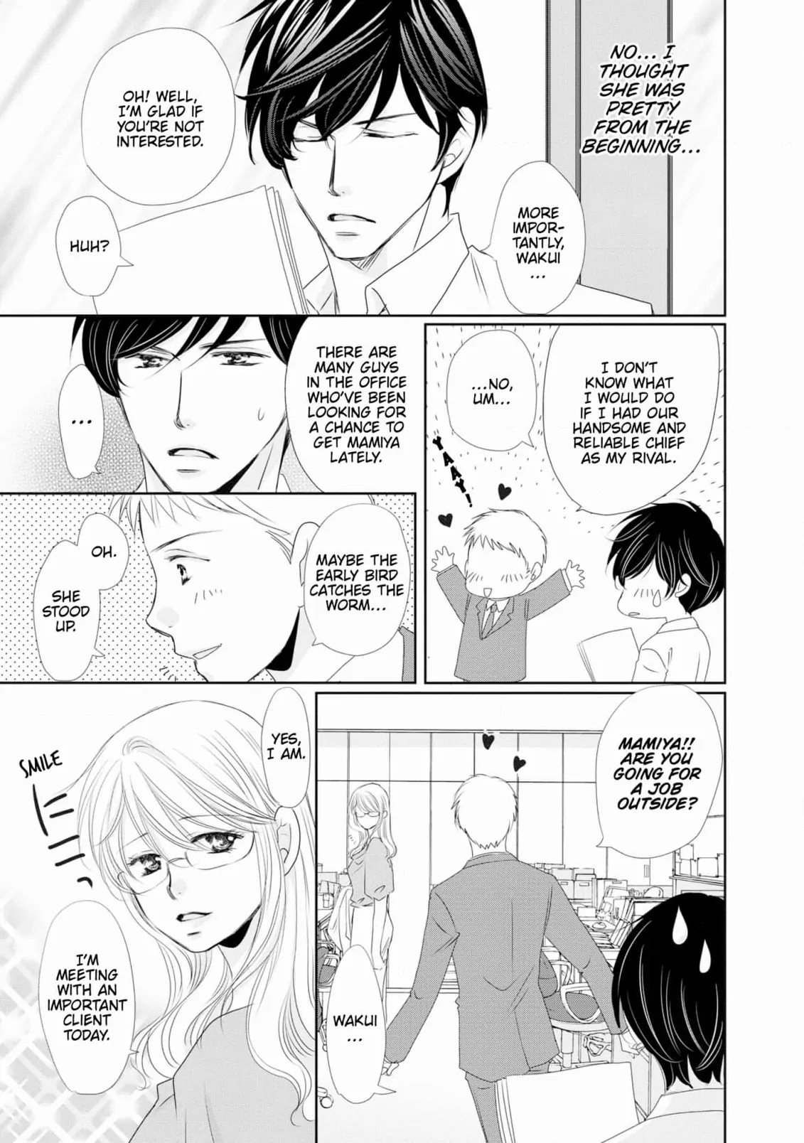 My Younger Boss Has a Huge Utamaro - I’ll Take Him Big as He Is!! Chapter 3 - page 15