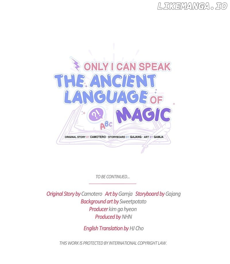 Only I Can Speak the Ancient Language of Magic Chapter 73 - page 67