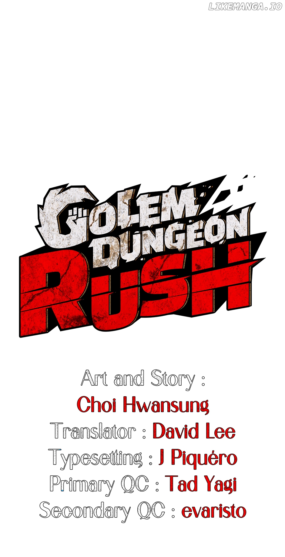 Golem Dungeon Rush Chapter 65 - page 1
