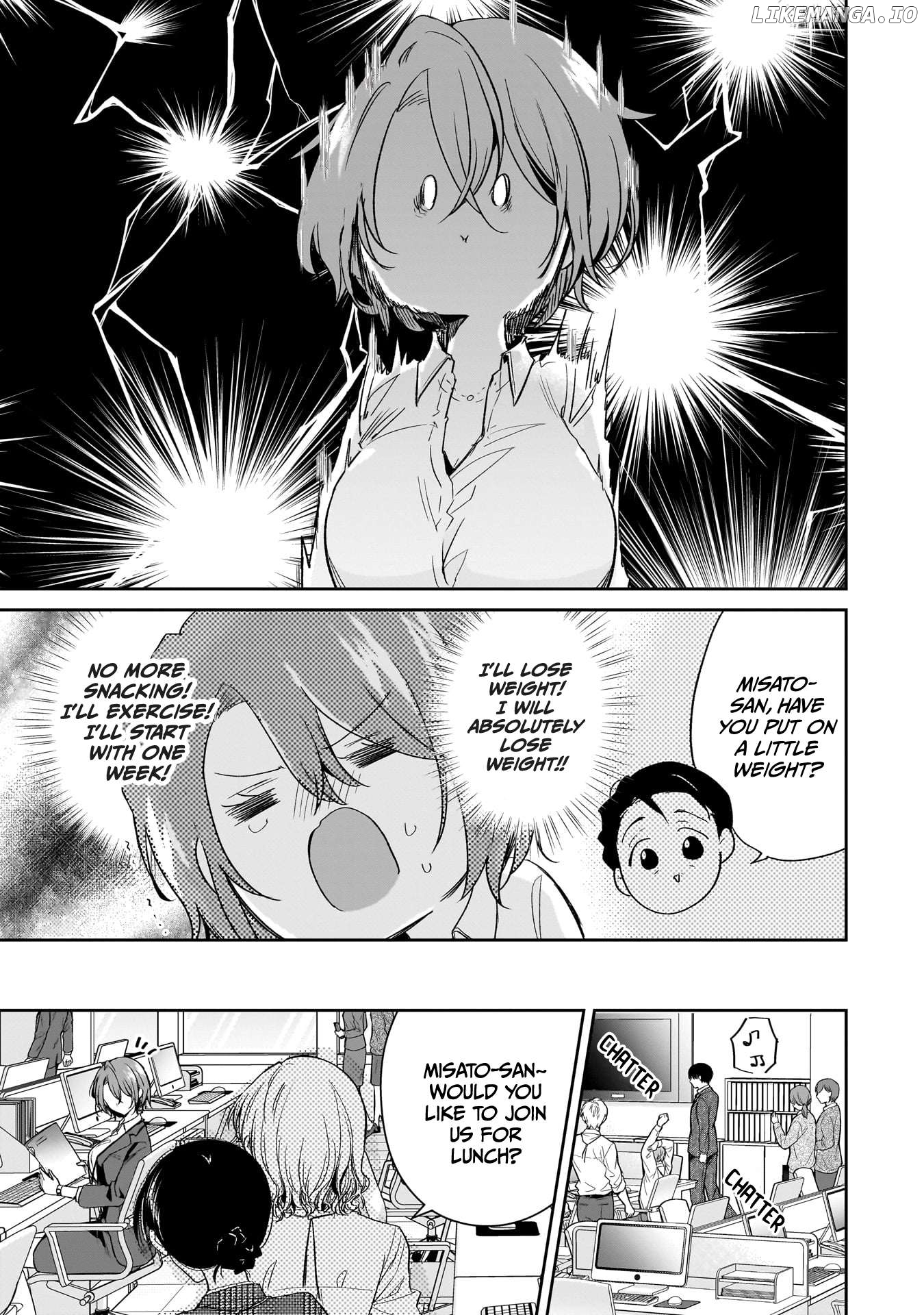 Misato-San Is A Bit Cold Towards Her Boss Who Pampers Chapter 20 - page 3