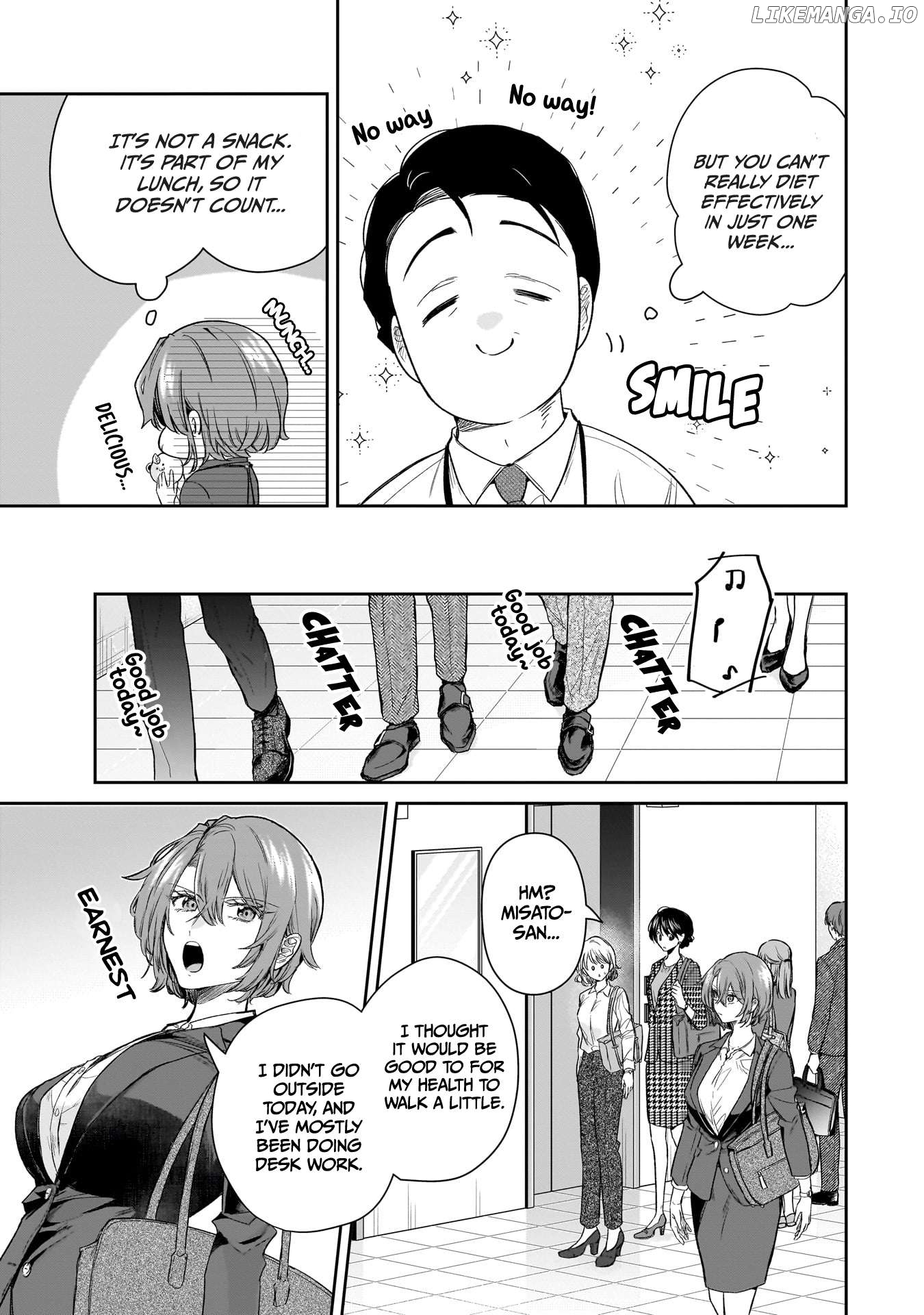 Misato-San Is A Bit Cold Towards Her Boss Who Pampers Chapter 20 - page 7