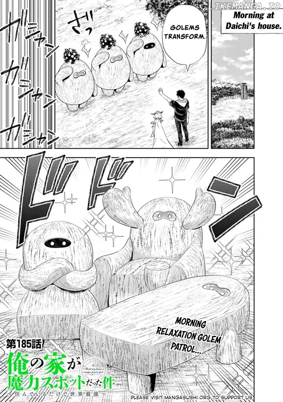 Ore no ie ga Maryoku Spot Datta Ken - Sundeiru Dake de Sekai Saikyou Chapter 185 - page 2
