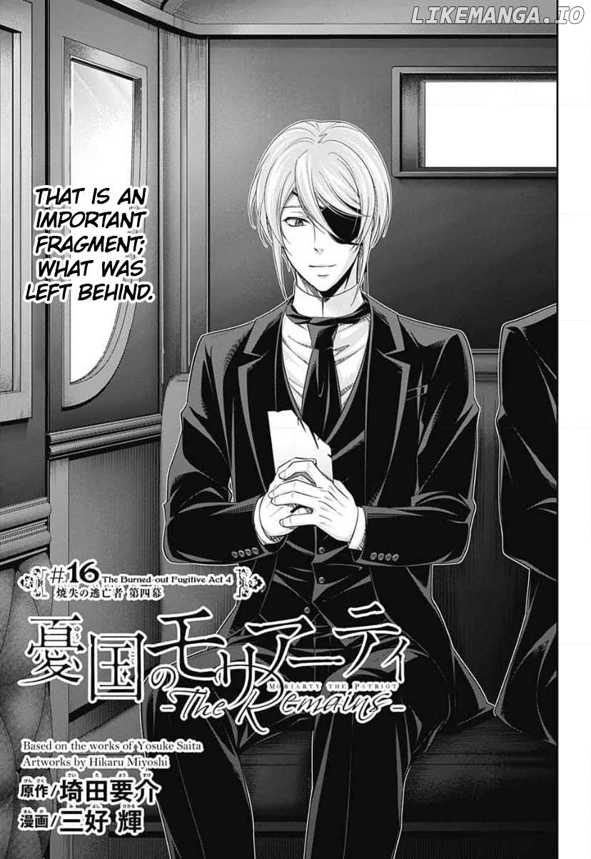 Yuukoku No Moriarty: The Remains Chapter 16 - page 2