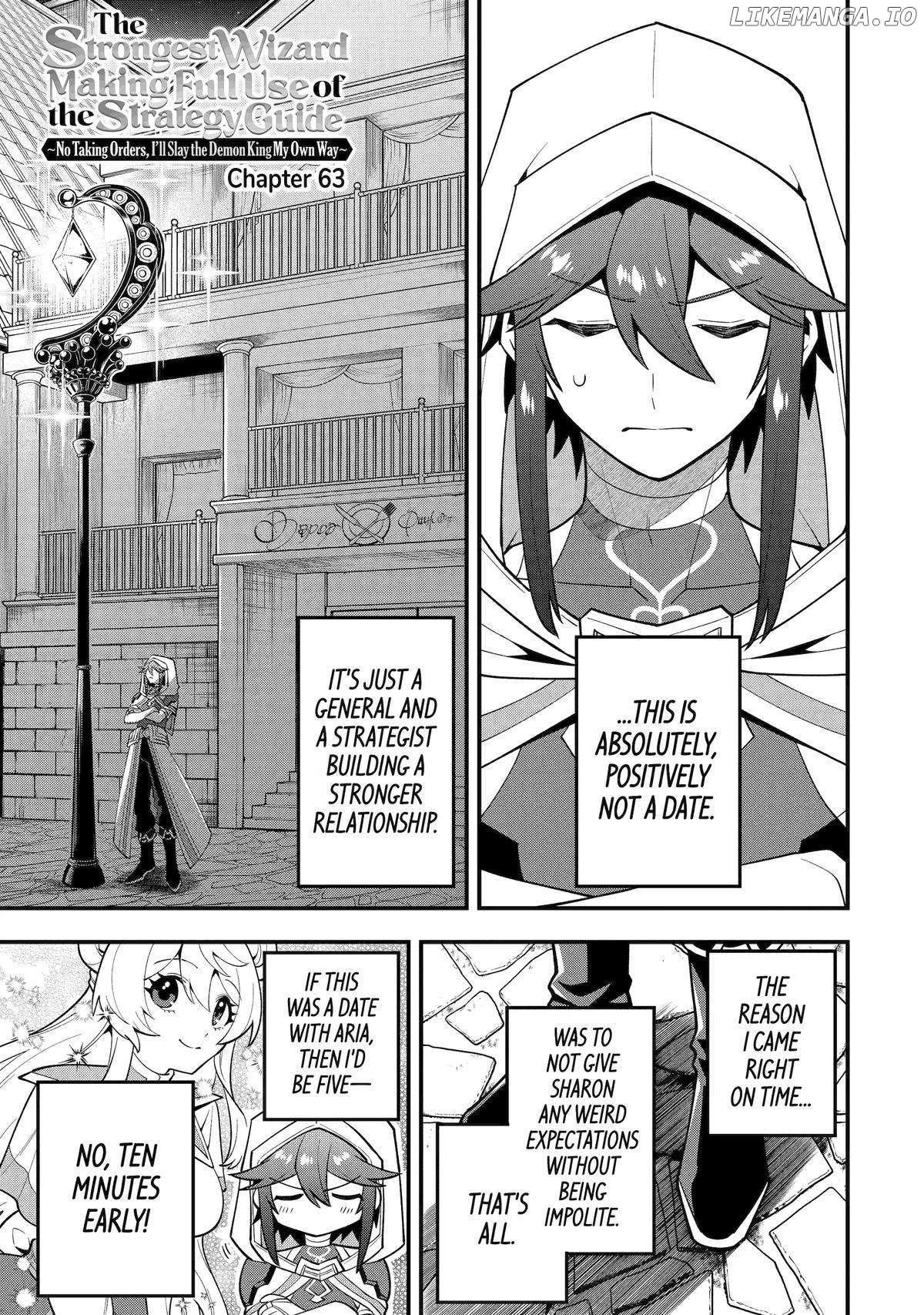 Kouryakuhon o Kushi Suru Saikyou no Mahoutsukai ~< Meirei sa Sero > to wa Iwa Senai Oreryuu Mao Tobatsu Saizen Ruuto ~ Chapter 63 - page 1