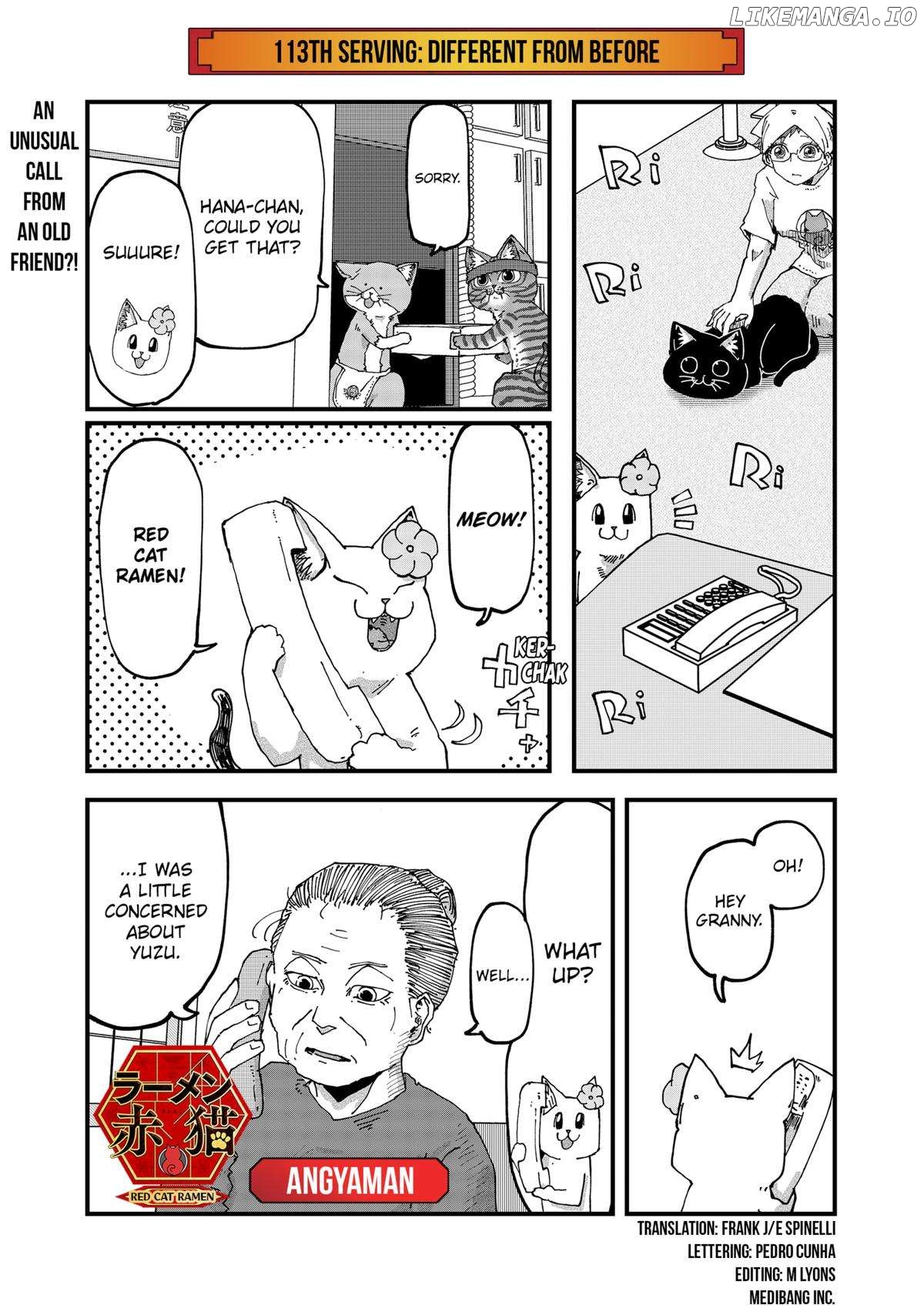 Ramen Aka Neko Chapter 113 - page 1