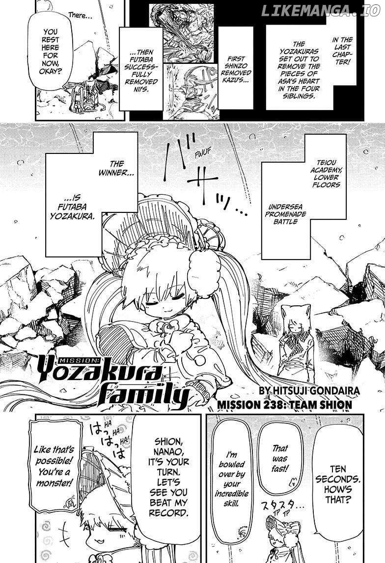 Mission: Yozakura Family Chapter 238 - page 1
