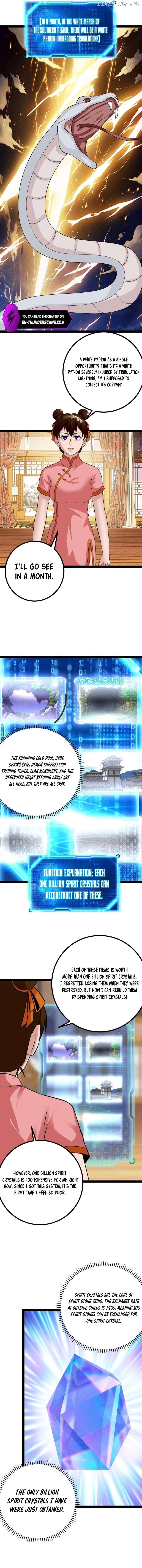 When The System Opens After The Age Of 100 , All Grandchildren Kneel Upon The Mountains! Chapter 82 - page 3