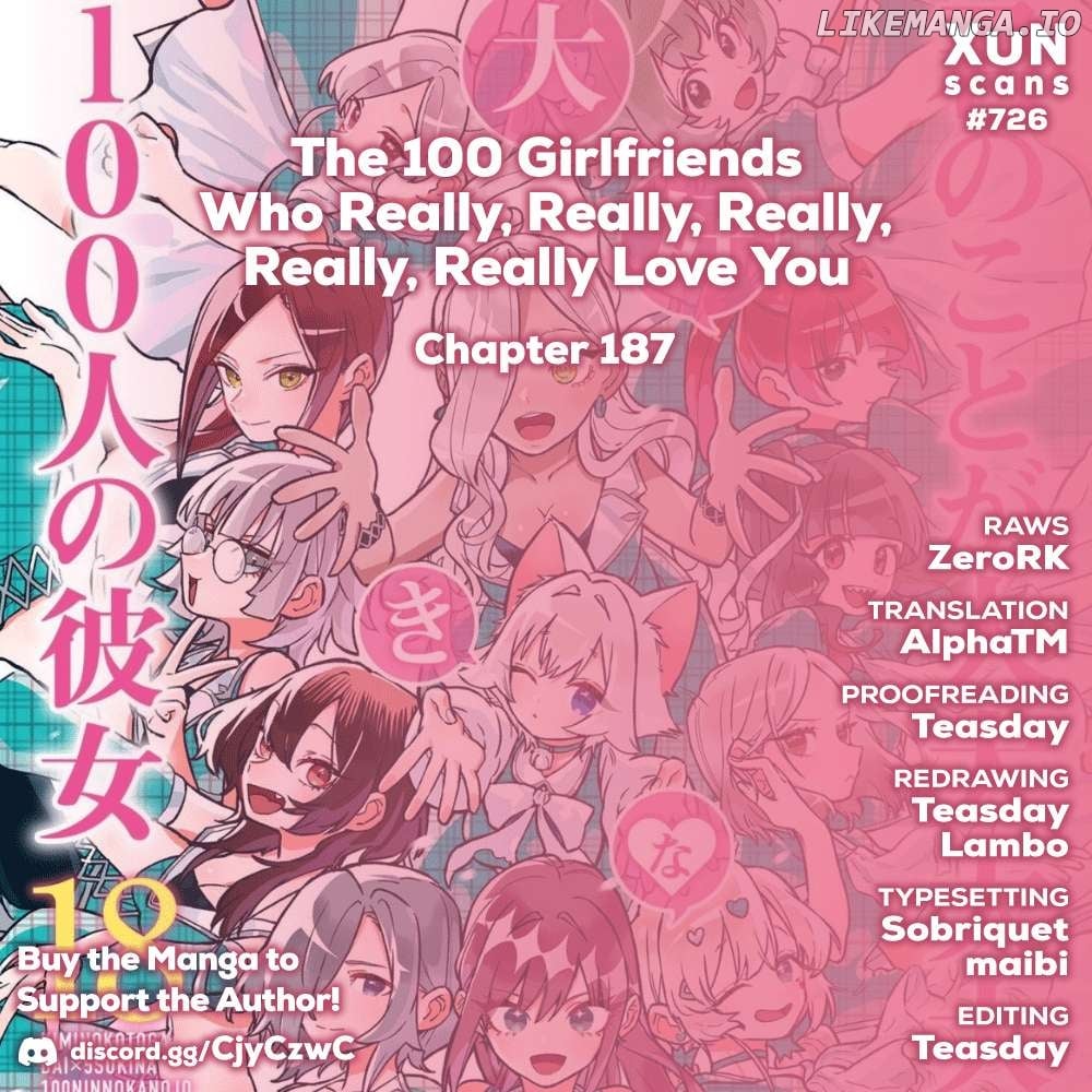 The 100 Girlfriends Who Really, Really, Really, Really, Really Love You Chapter 187 - page 1