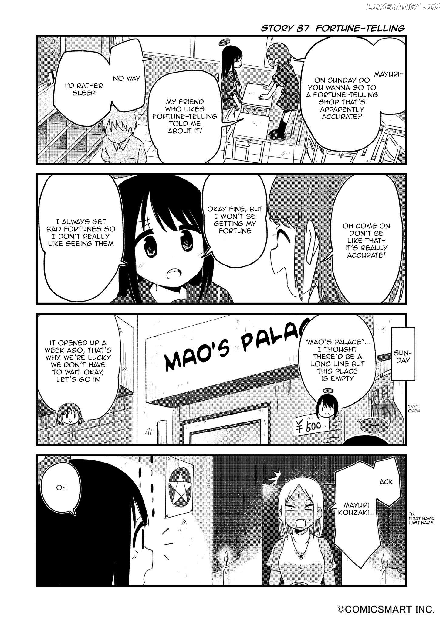 Fushigi no Mayuri-san Chapter 87 - page 1