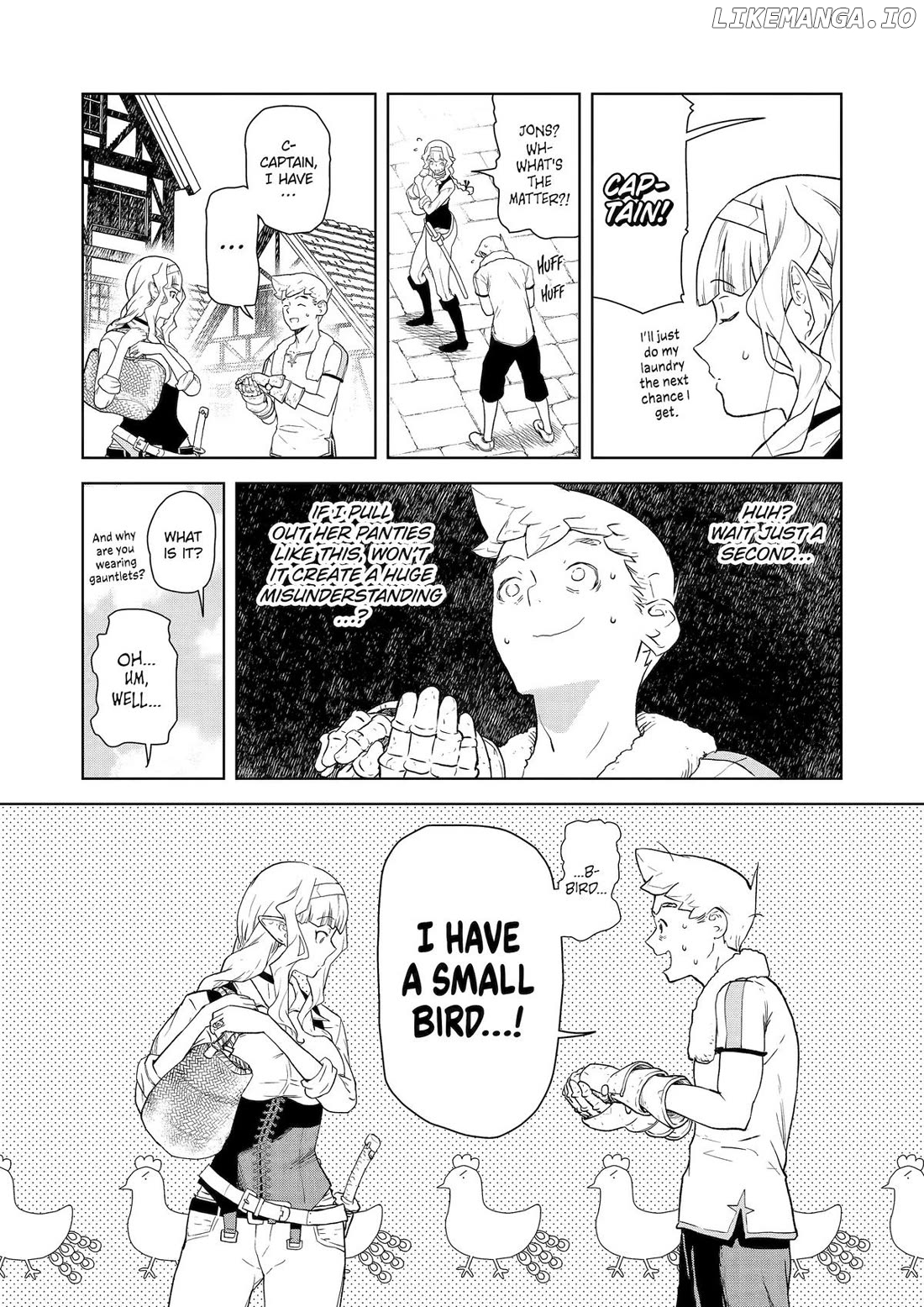 Even The Captain Knight, Miss Elf, Wants To Be A Maiden. Chapter 27 - page 6