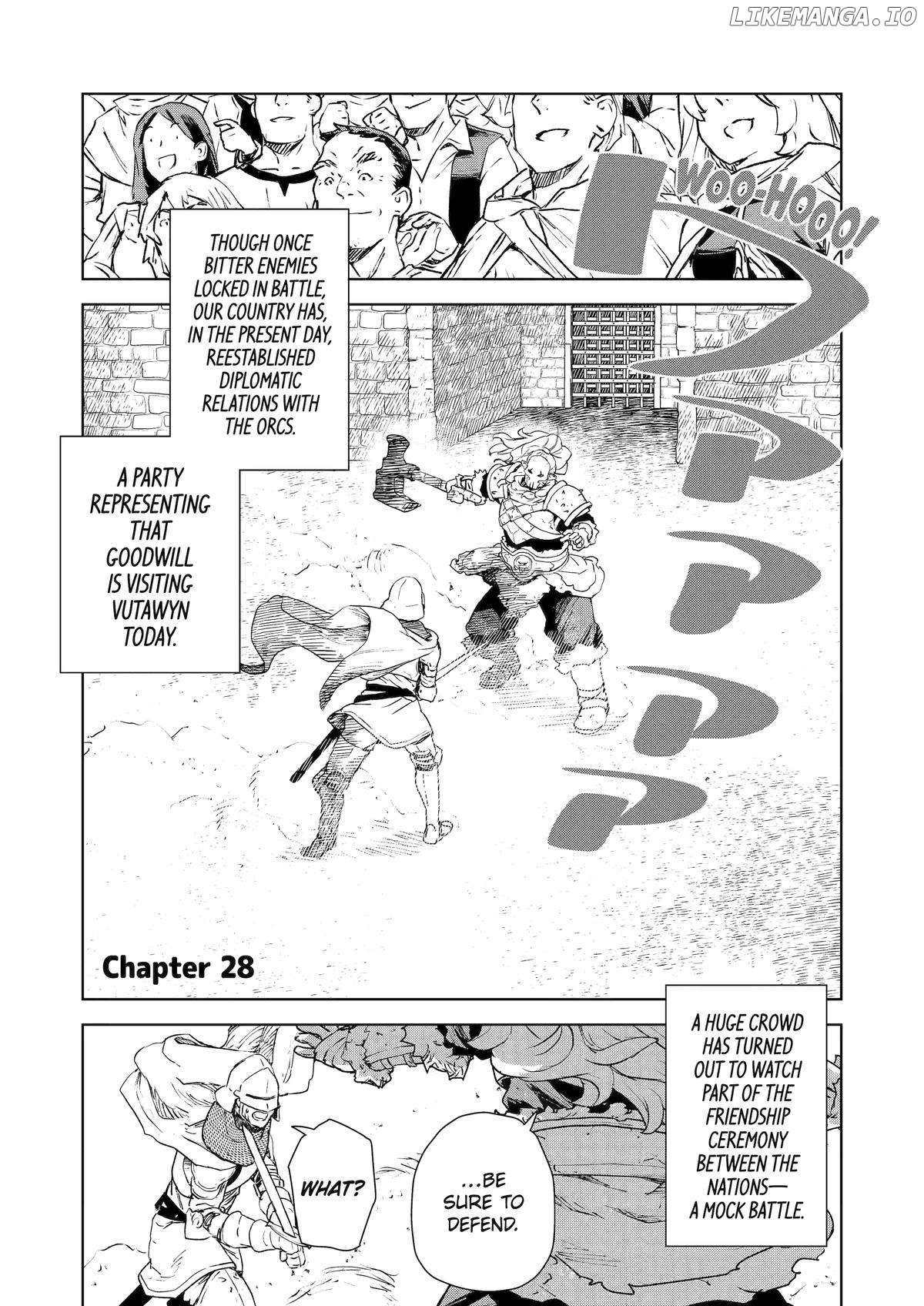Even The Captain Knight, Miss Elf, Wants To Be A Maiden. Chapter 28 - page 1