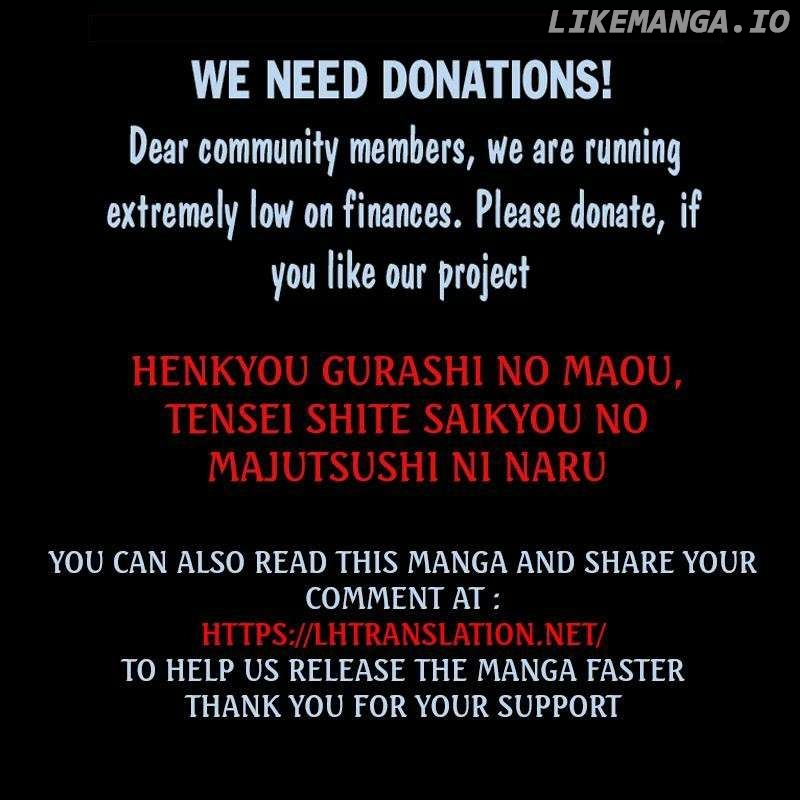 Henkyou Gurashi no Maou, Tensei shite Saikyou no Majutsushi ni naru Chapter 42 - page 44