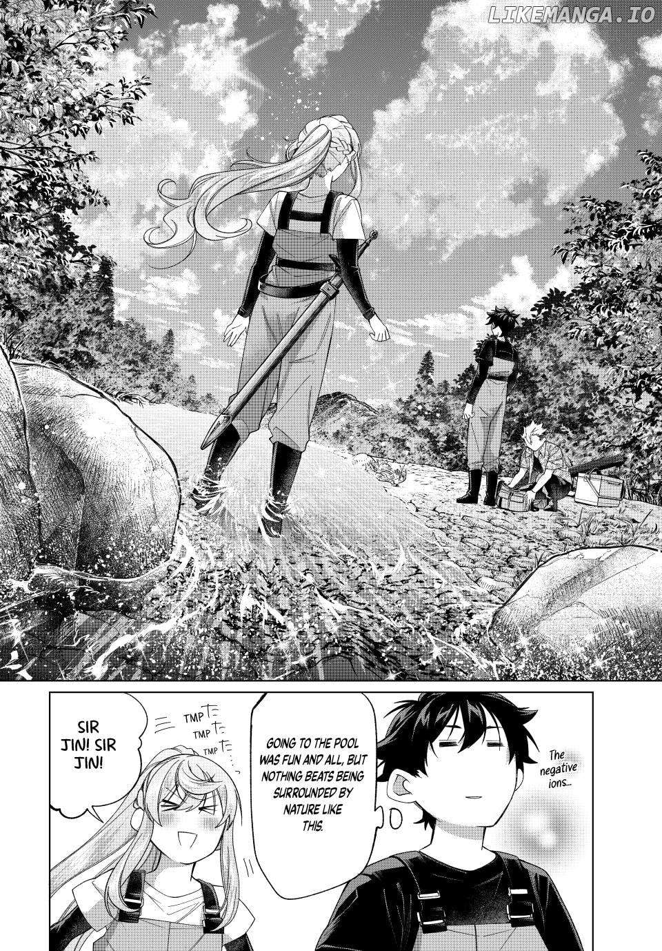 All My Neighbors are Convinced the Female Knight from My Rice Field Is My Wife Chapter 58 - page 8
