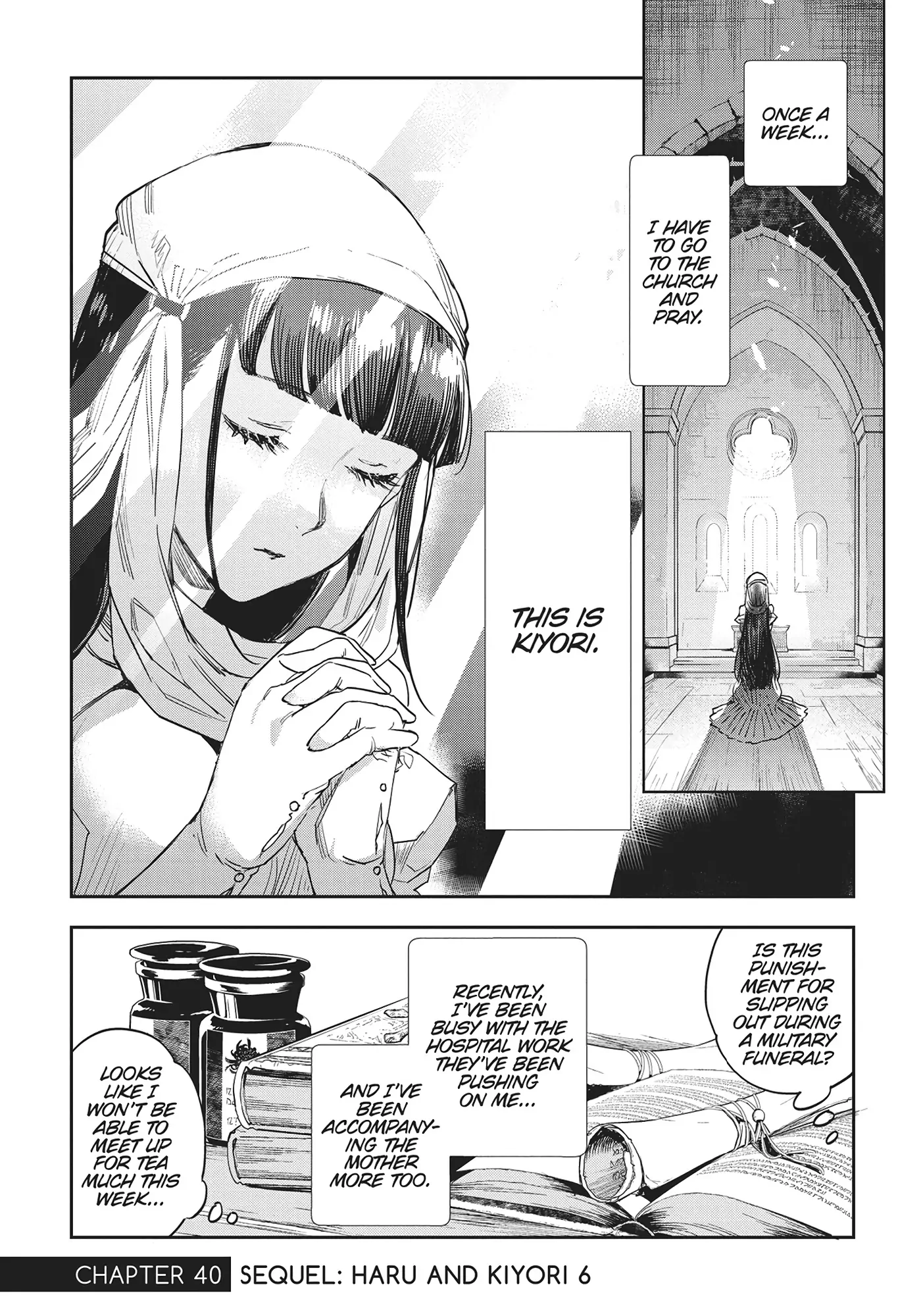 Jk Haru Wa Isekai De Shoufu Ni Natta Chapter 40 - page 1