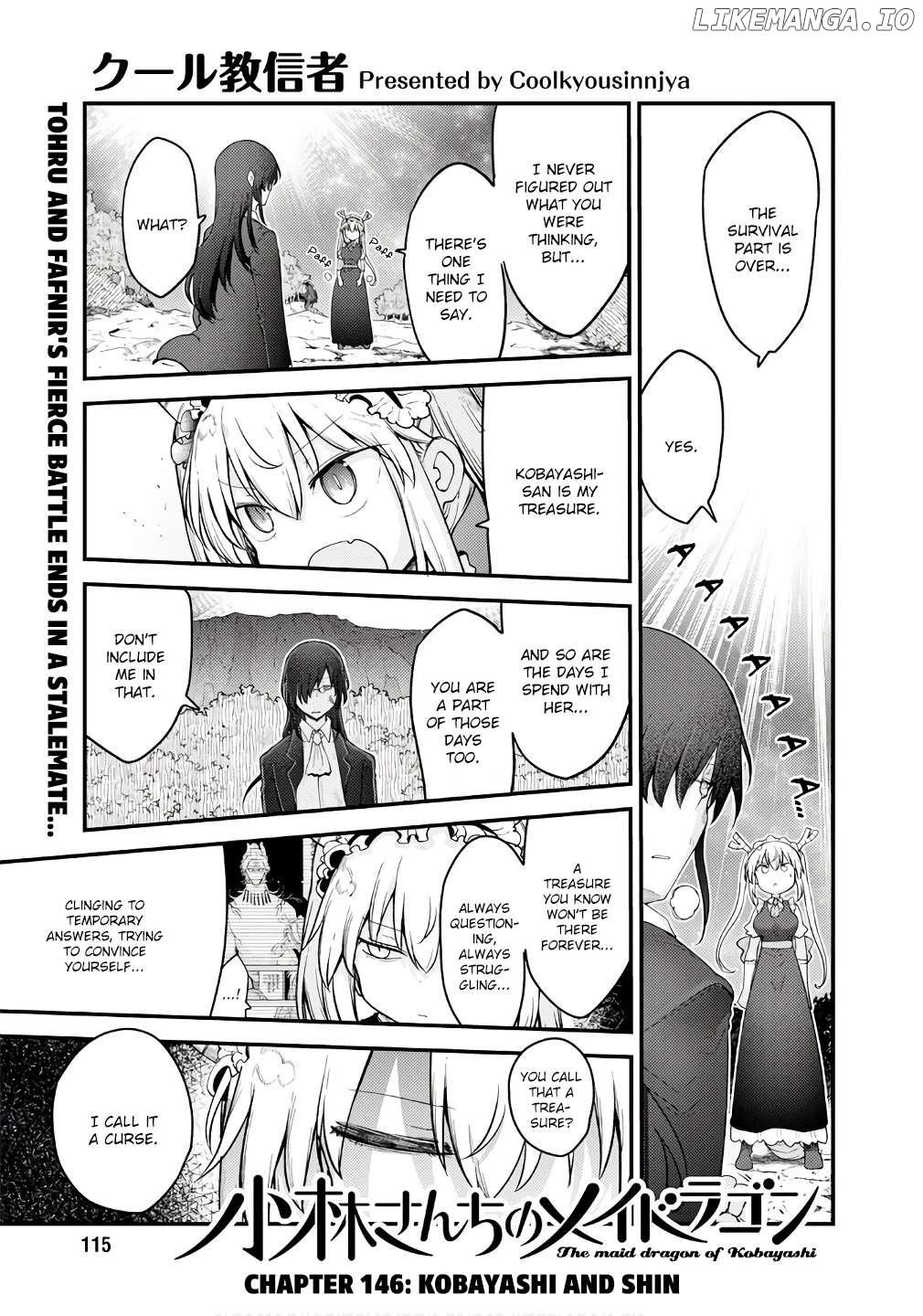 Kobayashi-San Chi No Maid Dragon Chapter 146 - page 1