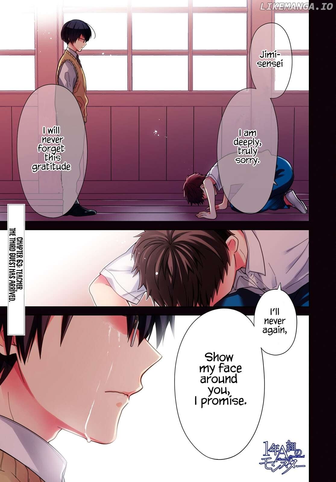 1-Nen A-Gumi No Monster Chapter 63 - page 1