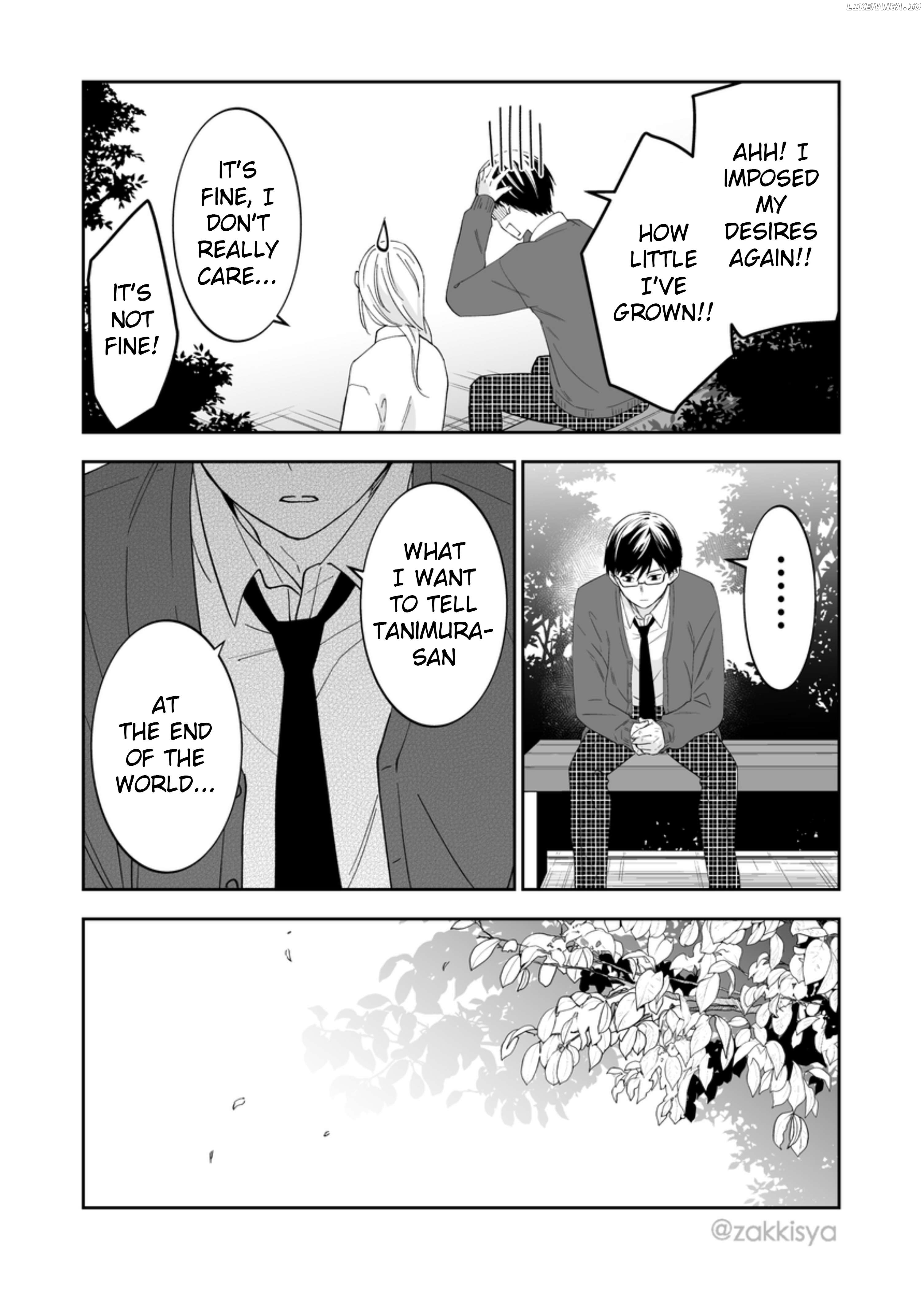 The World Will Be Destroyed Tomorrow, So I Want To Rub Your Boobs Chapter 14 - page 1