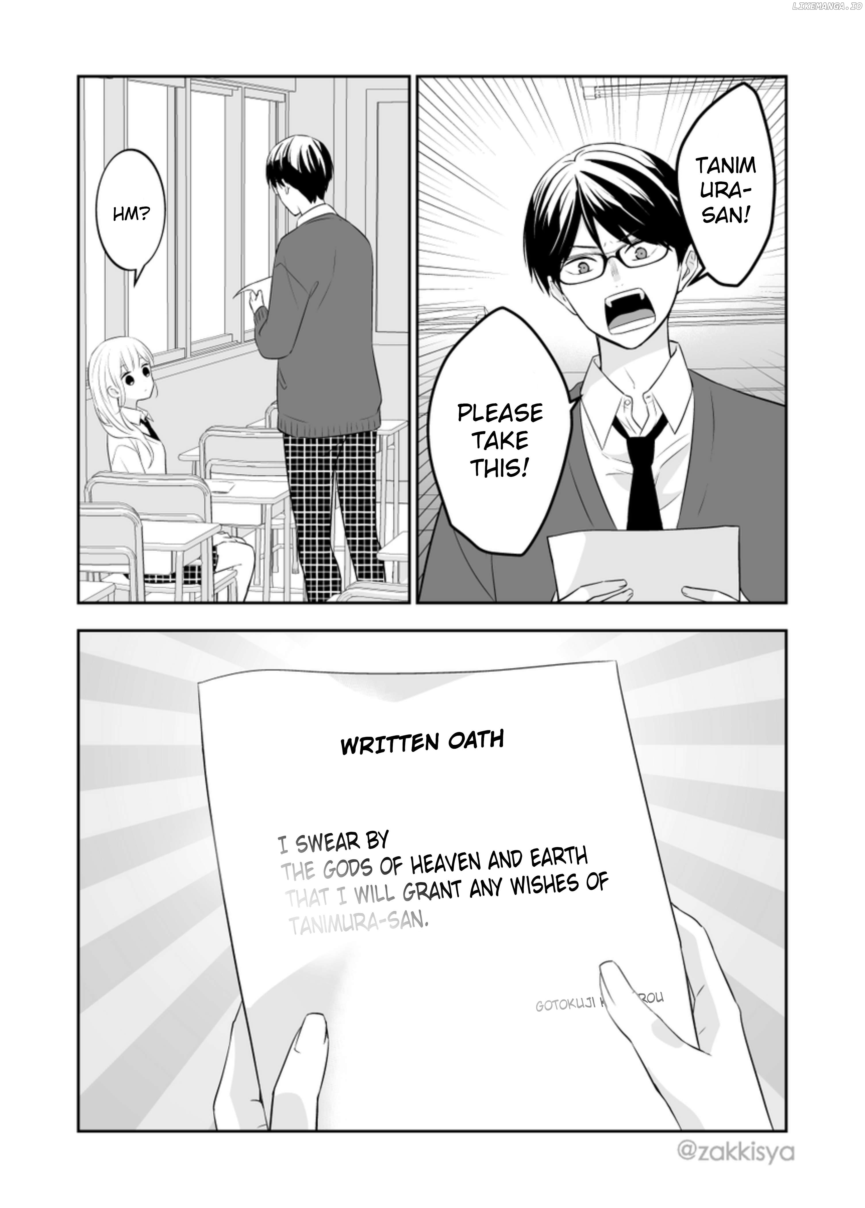 The World Will Be Destroyed Tomorrow, So I Want To Rub Your Boobs Chapter 15 - page 1