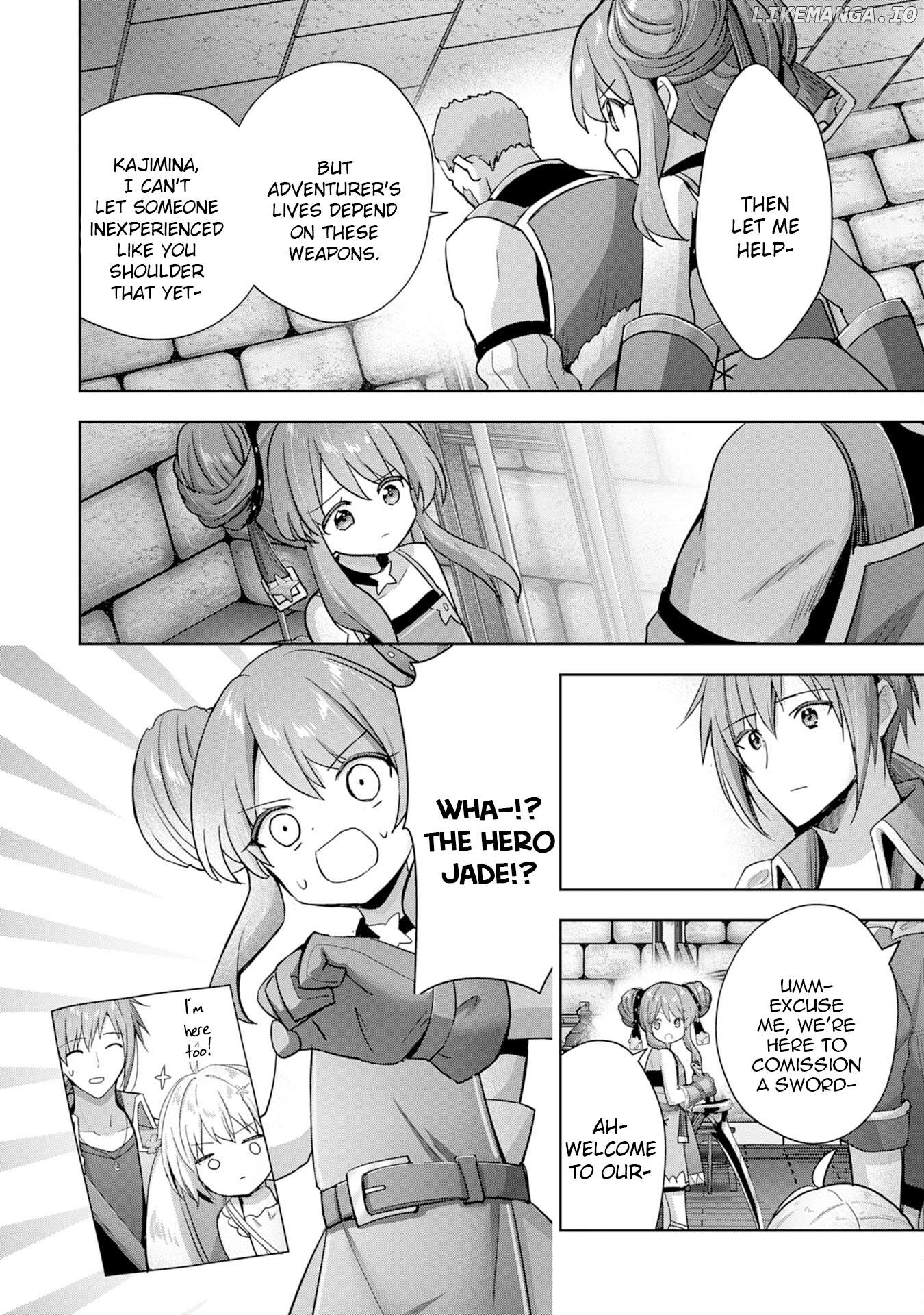 Uketsukejo Ni Kokuhaku Shitakute Guild Ni Kayoitsumetara Eiyu Ni Natteta Chapter 28 - page 20