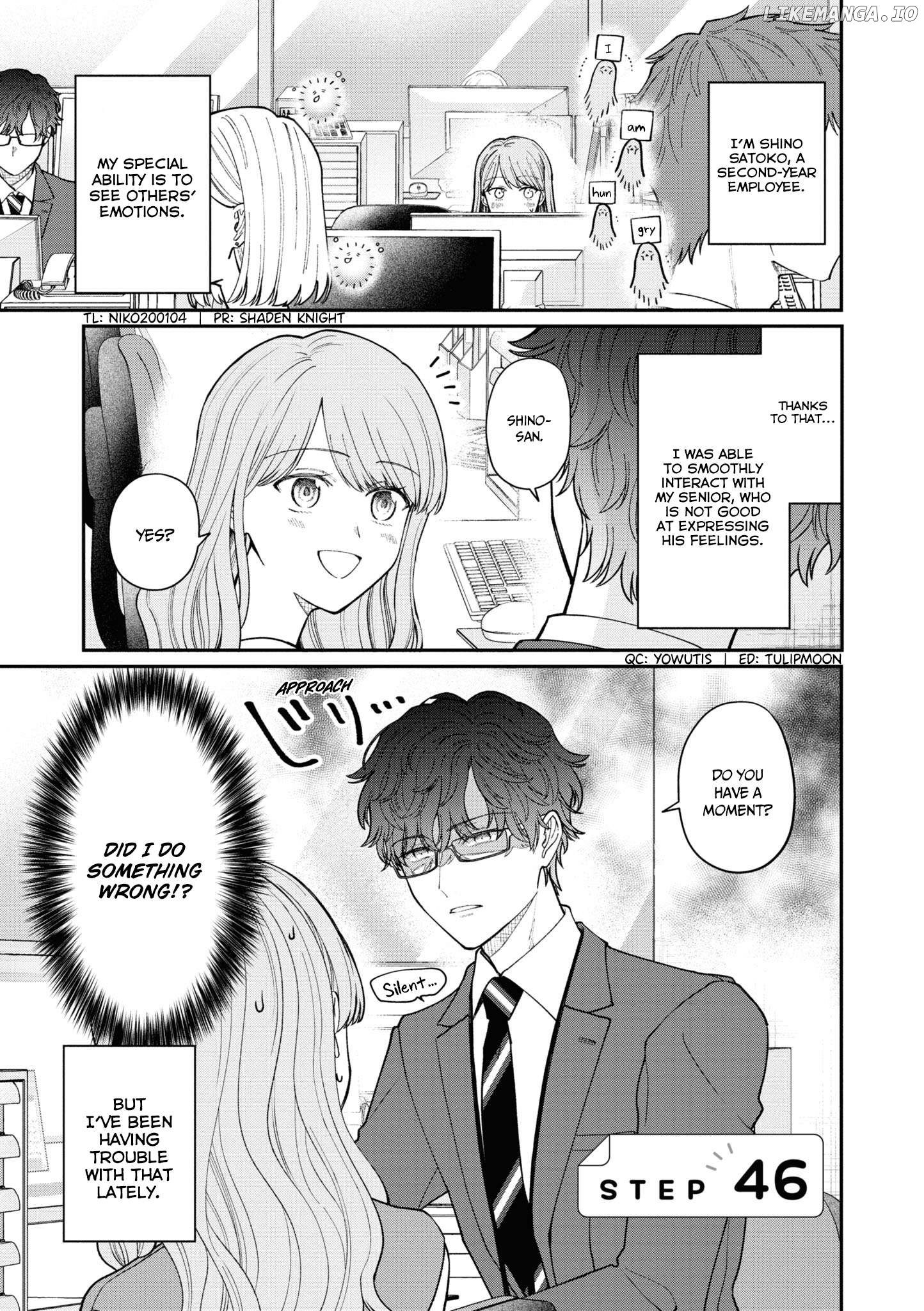 The New-Hire Who Could "Read" Emotions and the Unsociable Senpai Chapter 46 - page 2