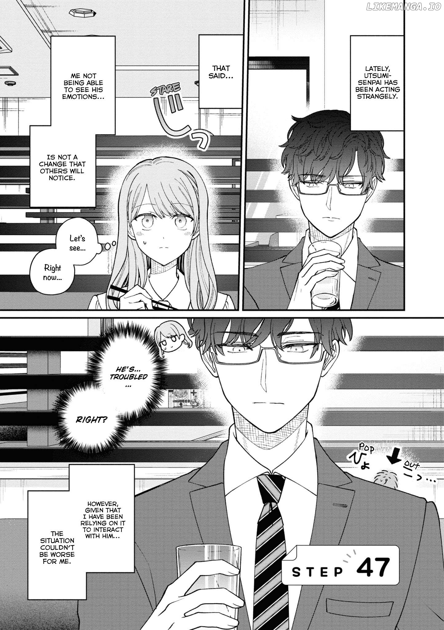 The New-Hire Who Could "Read" Emotions and the Unsociable Senpai Chapter 47 - page 2