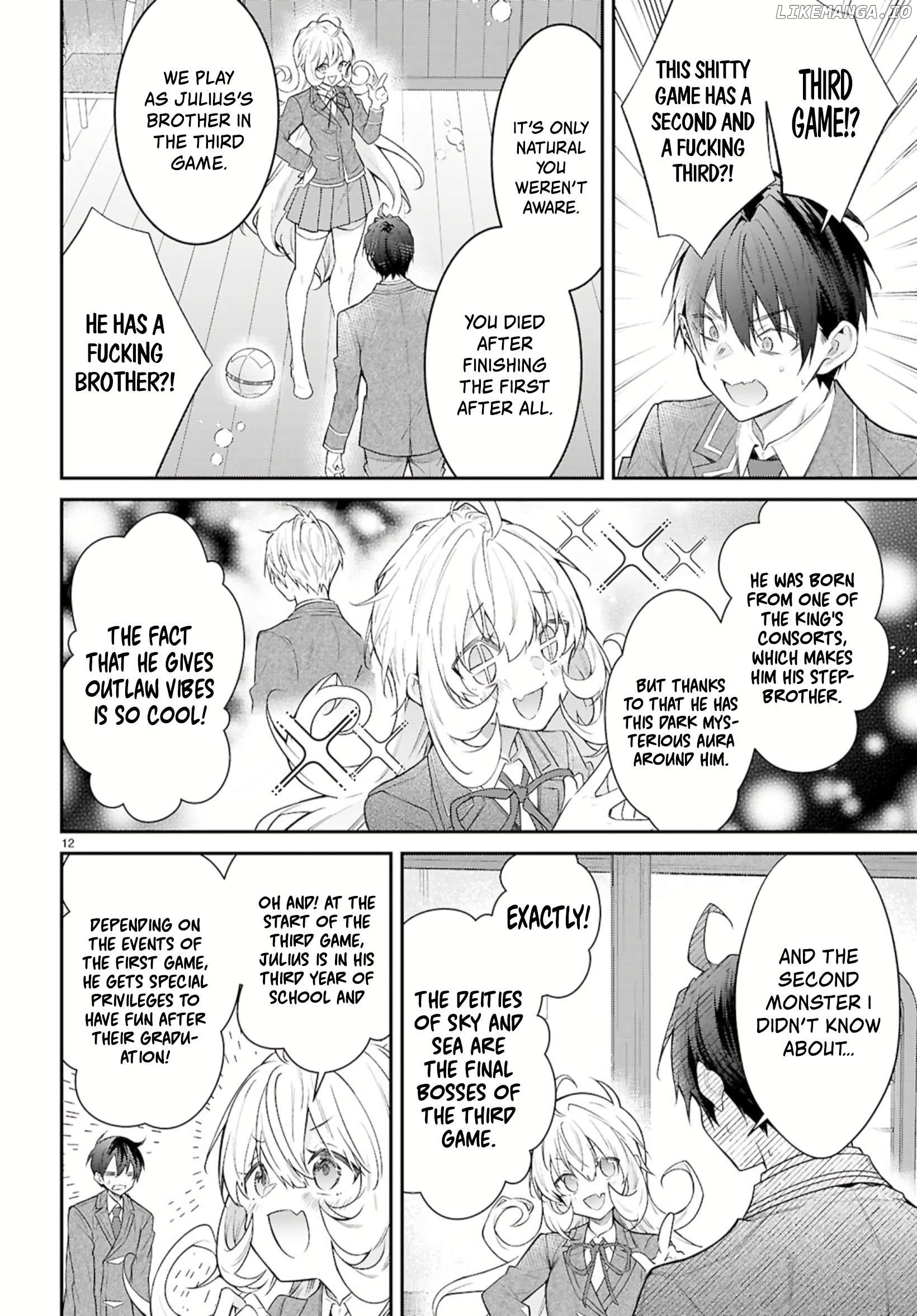 The World of Otome Games is Tough For Mobs Chapter 67 - page 12