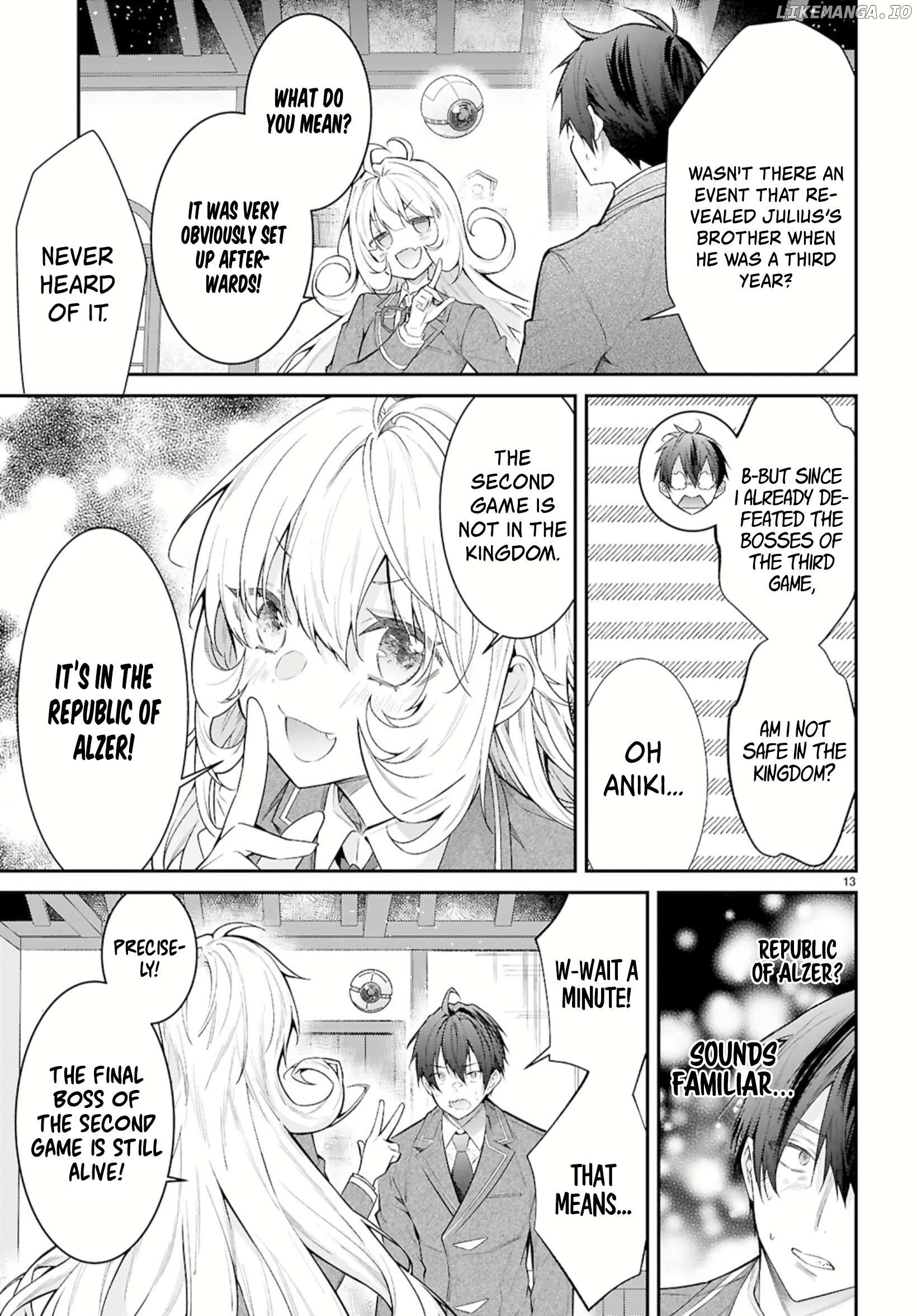 The World of Otome Games is Tough For Mobs Chapter 67 - page 13