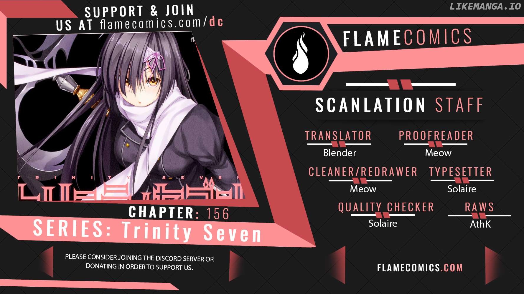 Trinity Seven: 7-Nin no Mahoutsukai Chapter 156 - page 1