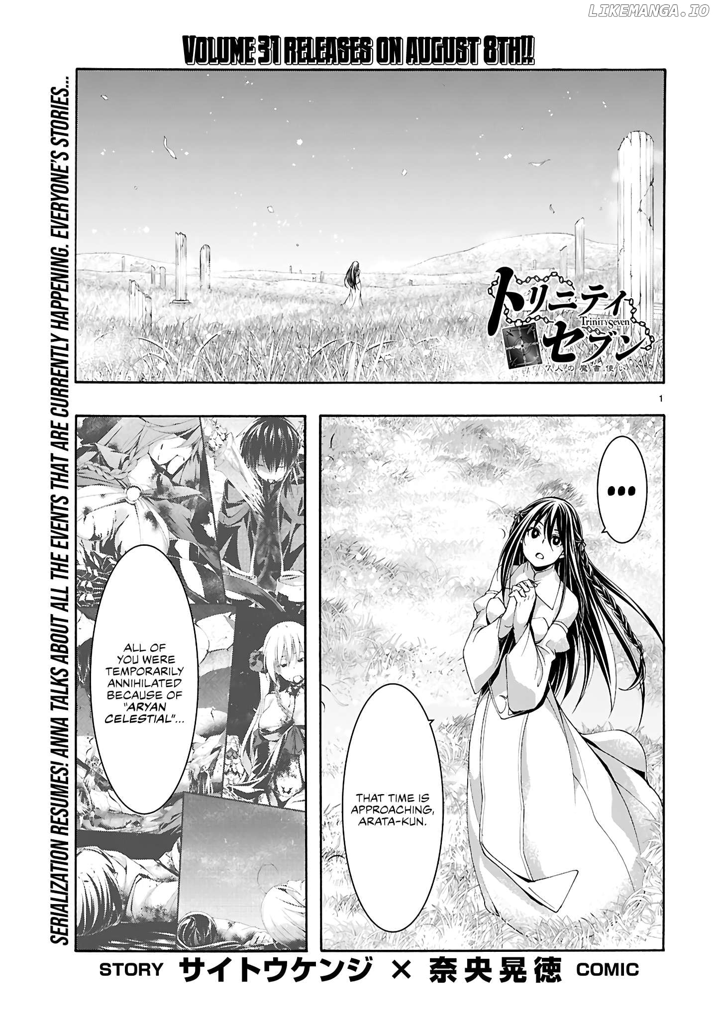 Trinity Seven: 7-Nin no Mahoutsukai Chapter 156 - page 2