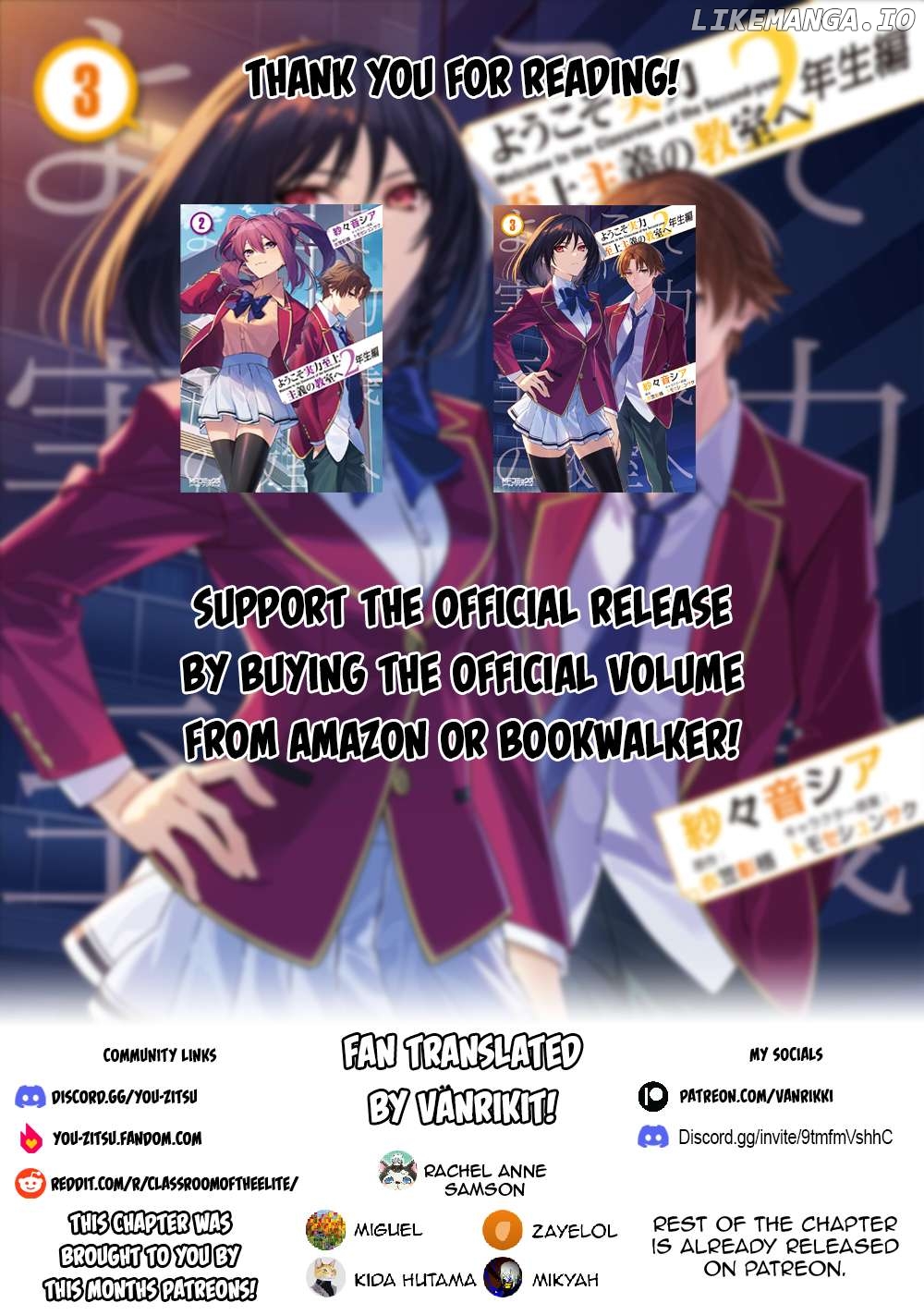 Youkoso Jitsuryoku Shijou Shugi No Kyoushitsu E: 2-Nensei-Hen Chapter 19 - page 14