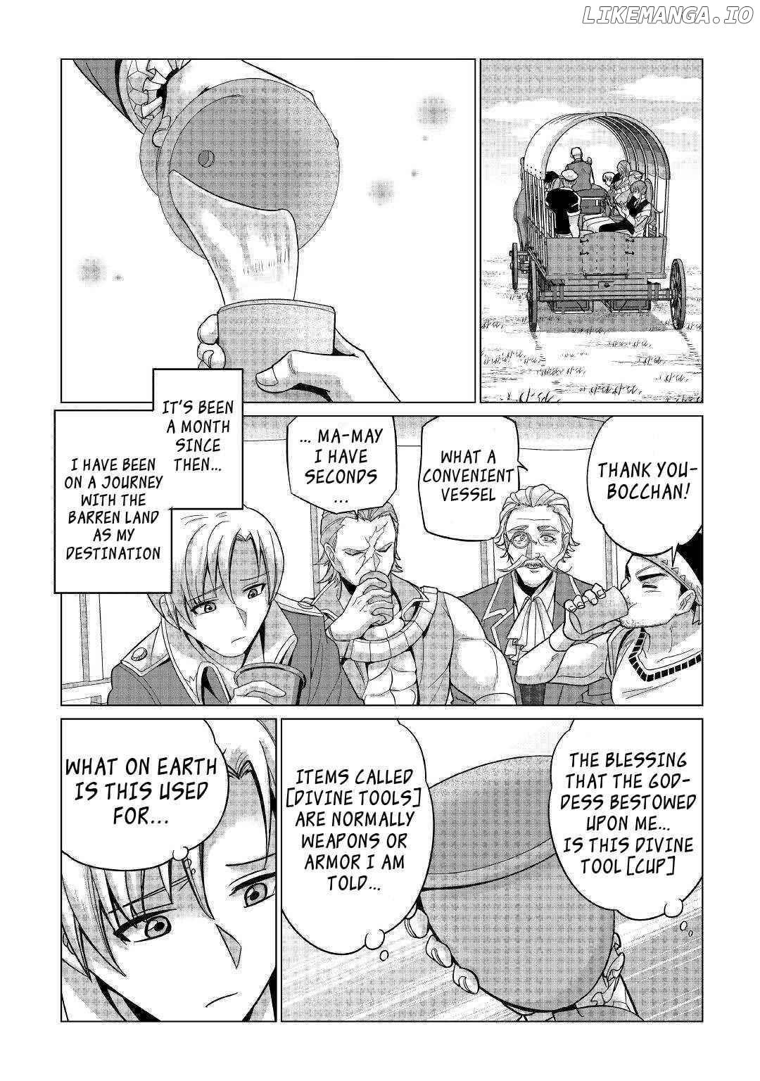 After Receiving the Sacred Item “Cup” That Can Only Produce Water, I Decided To Live Freely in Barren Land chapter 1 - page 9