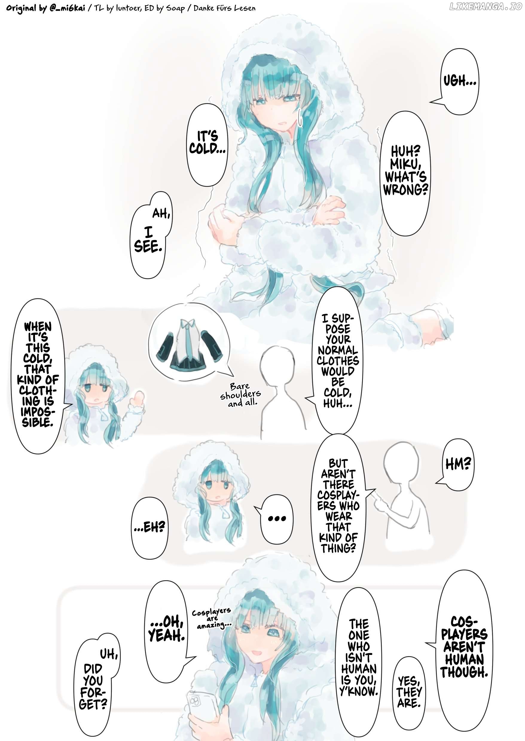 The Daily Life Of Master & Hatsune Miku Chapter 45 - page 1