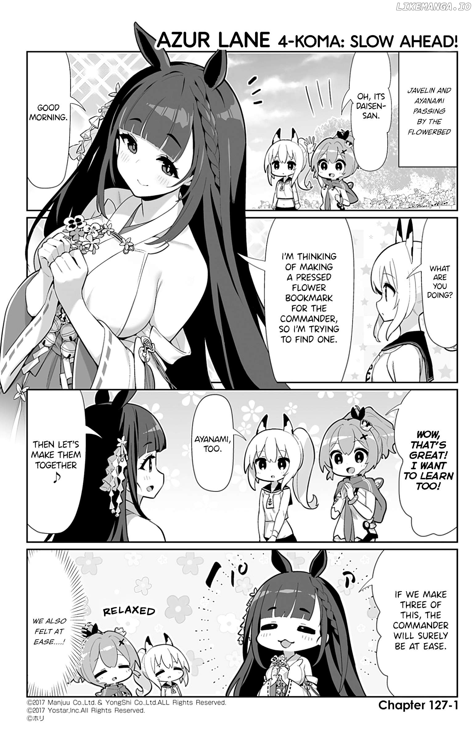 Azur Lane 4-Koma: Slow Ahead Chapter 127 - page 1