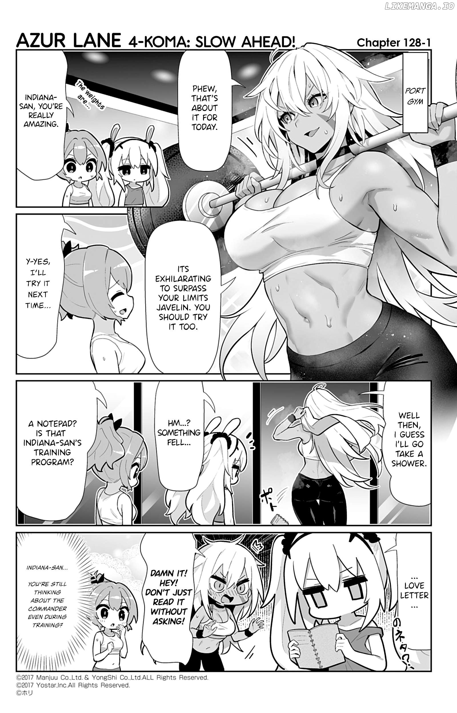 Azur Lane 4-Koma: Slow Ahead Chapter 129 - page 1